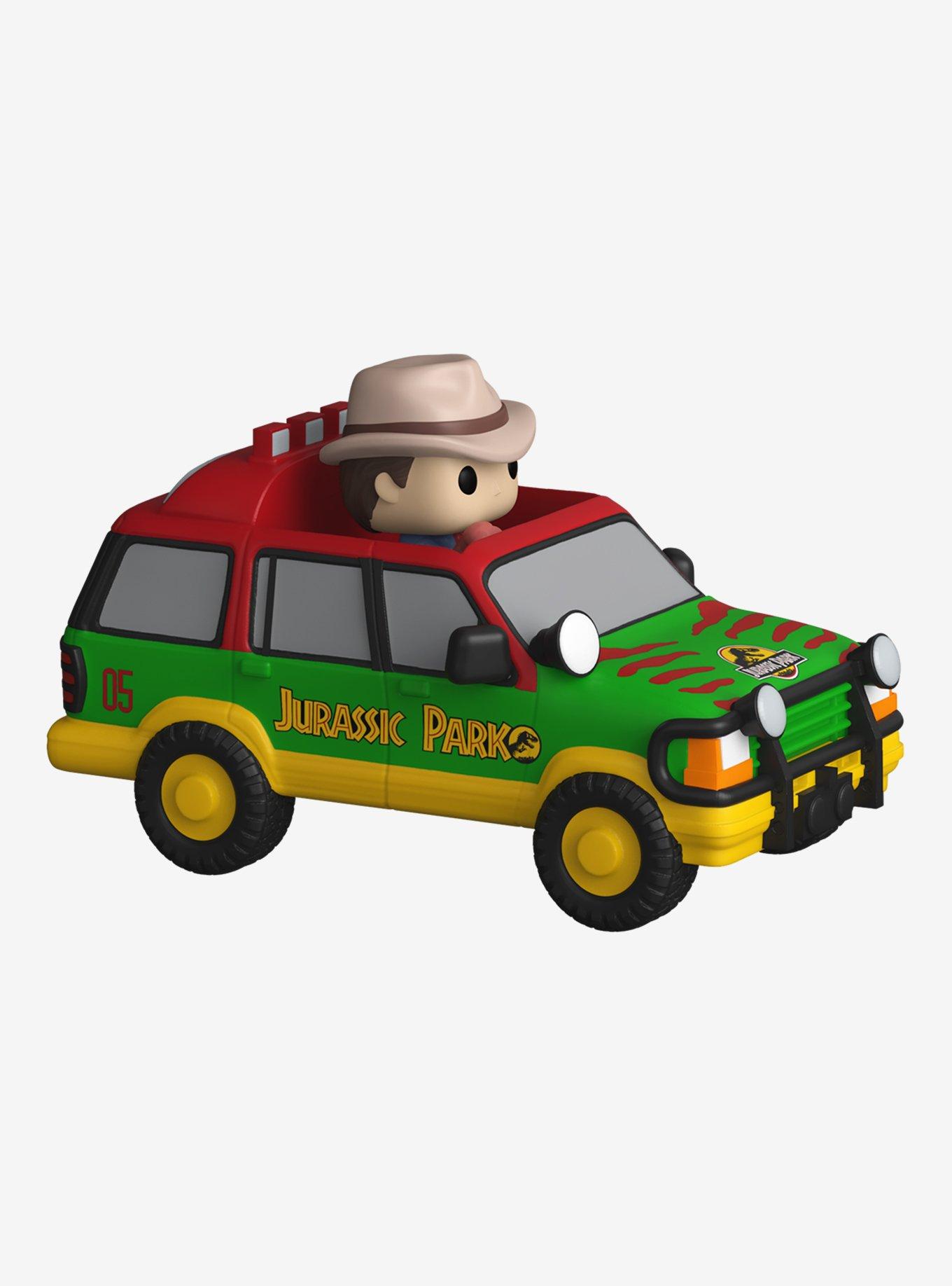 Funko Jurassic Park Bitty Pop! Rides Dr. Alan Grant and Jurassic SUV Vinyl Figure Set, , hi-res