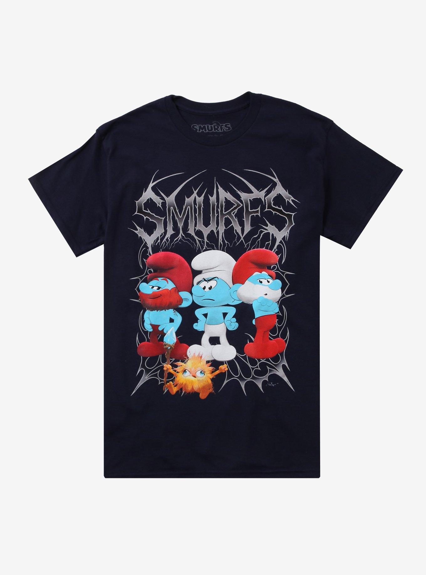 The Smurfs Metal T-Shirt, , hi-res