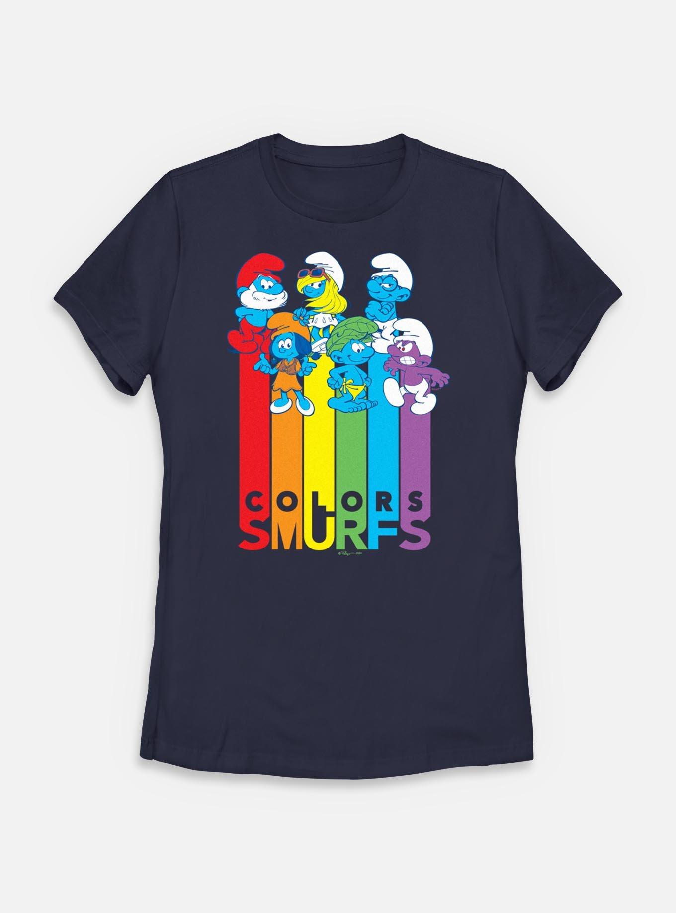 The Smurfs Colors Smurfs Womens TShirt