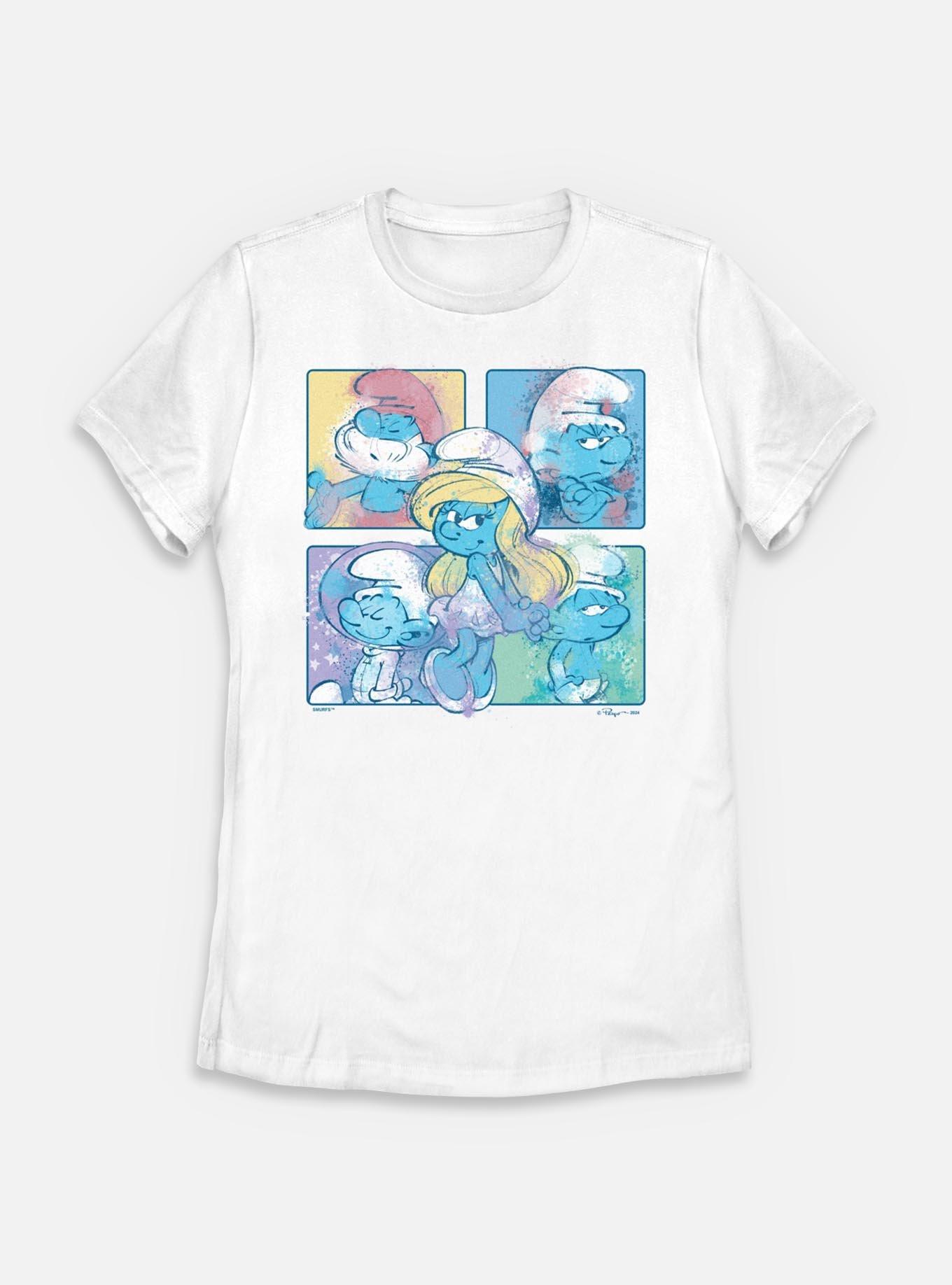 The Smurfs Smurf Boxup Womens T-Shirt, , hi-res
