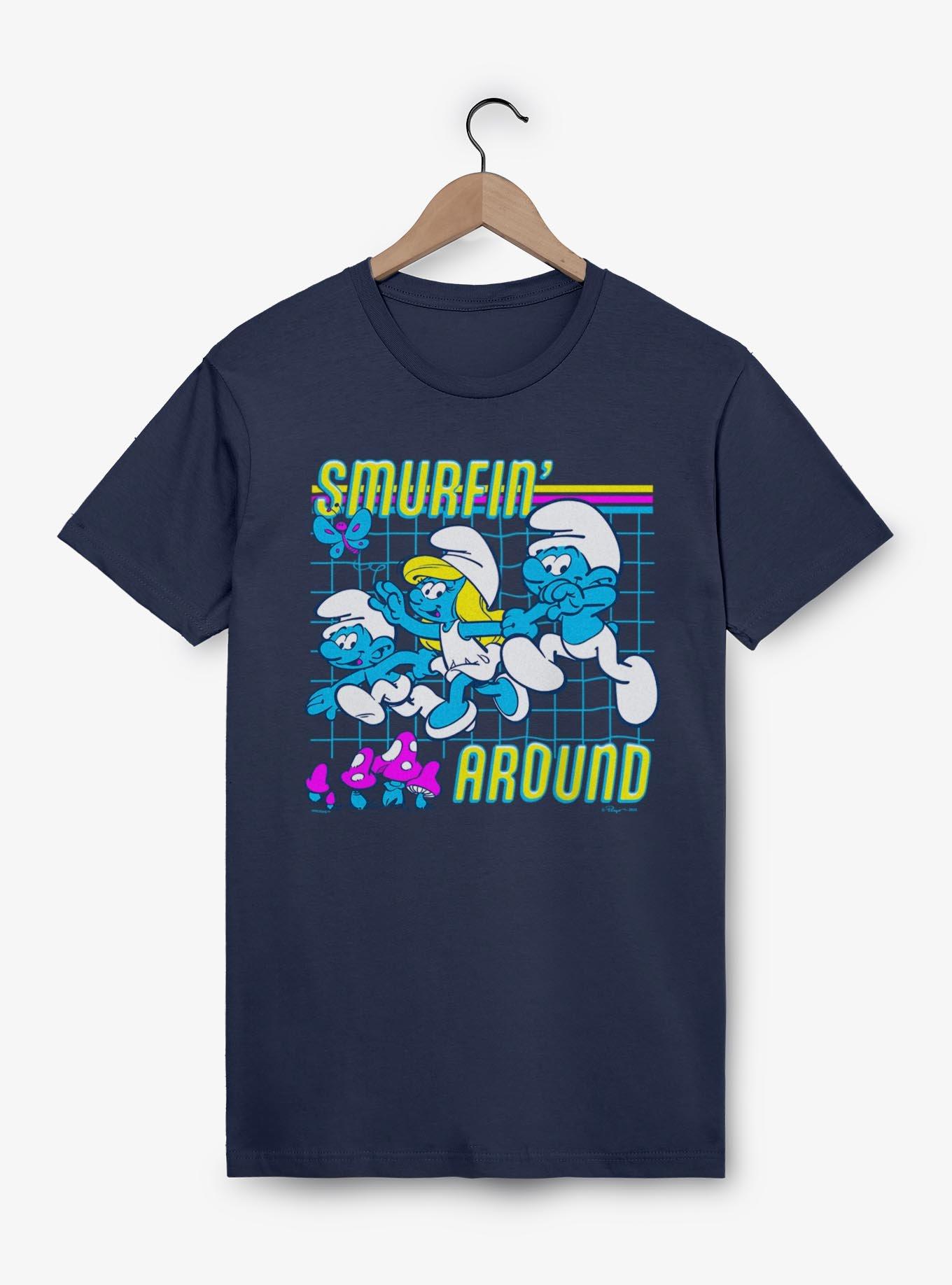 The Smurfs Smurfin Around T-Shirt, NAVY, hi-res