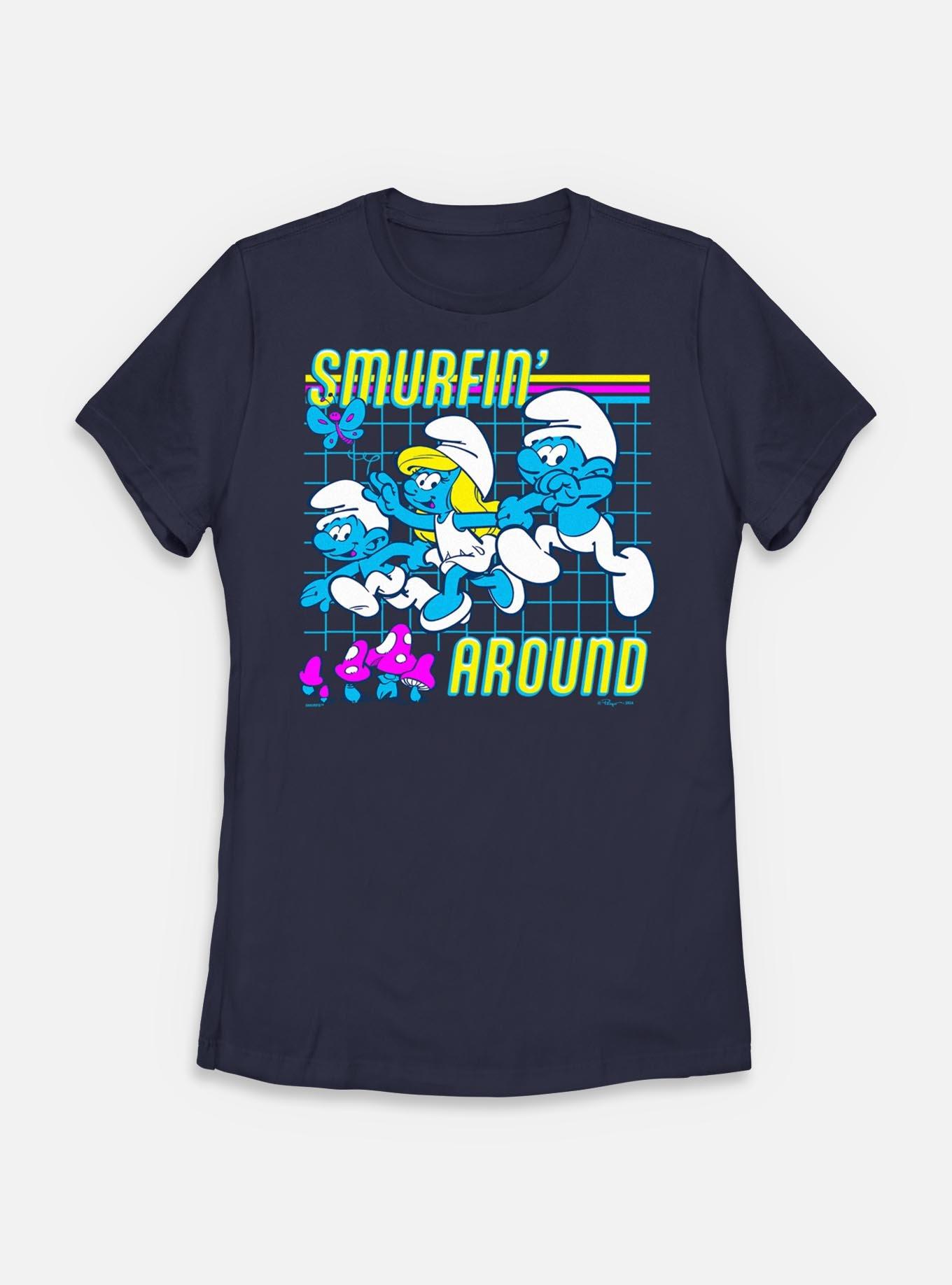 The Smurfs Smurfin Around Womens T-Shirt, , hi-res