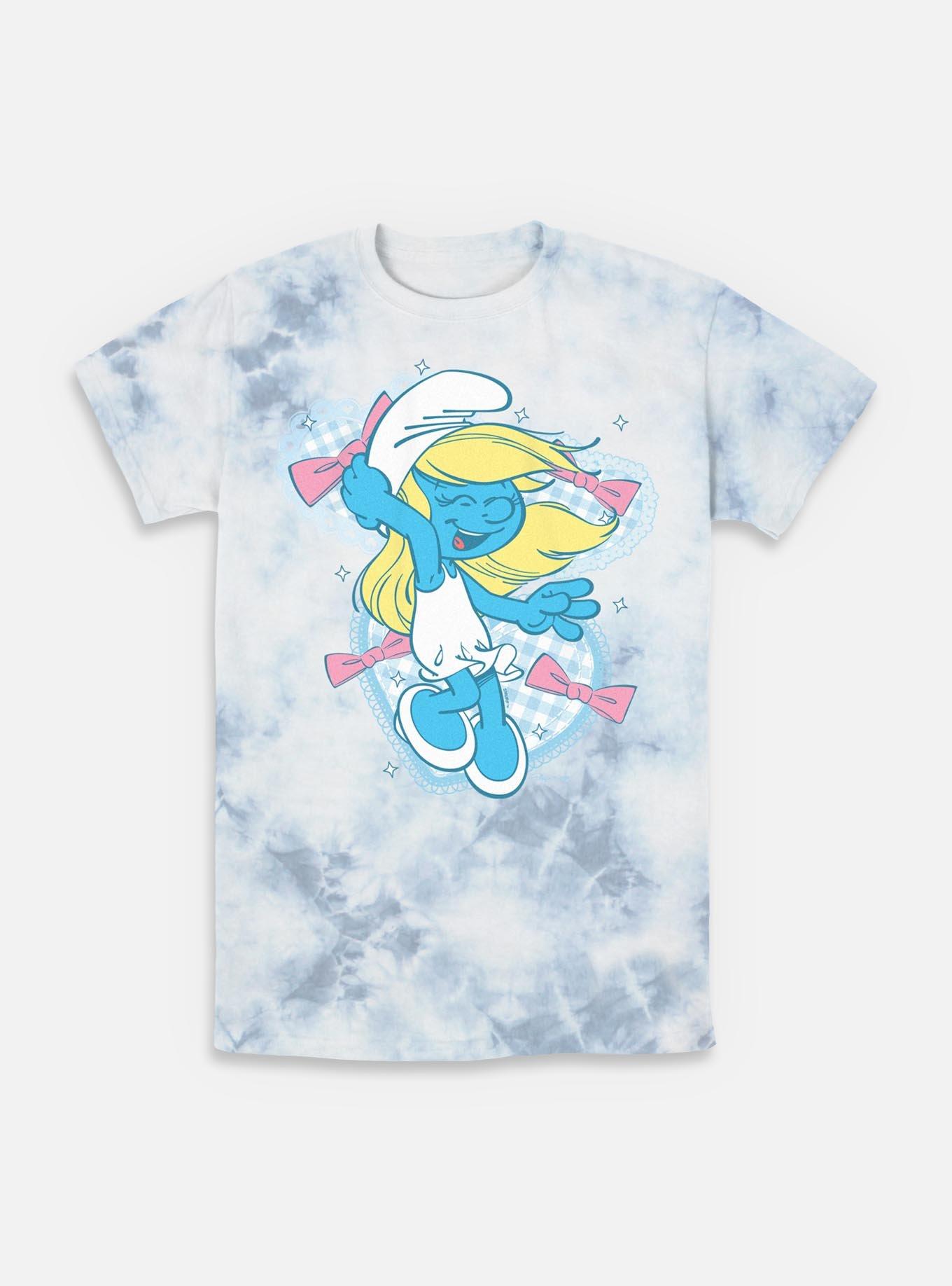 The Smurfs Coquette Smurfette Tie-Dye T-Shirt, , hi-res