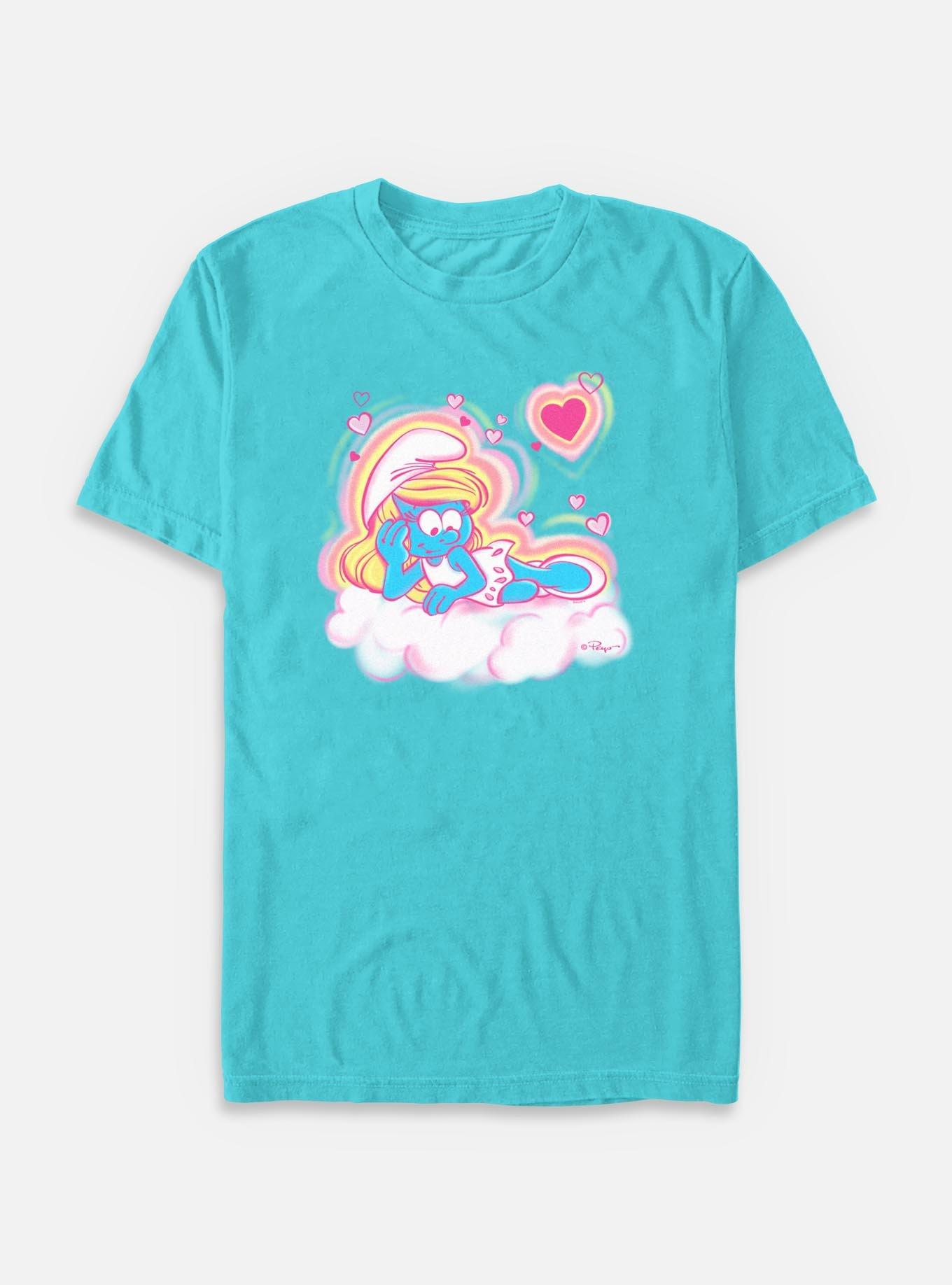 The Smurfs Airbrush Hearts T-Shirt, , hi-res