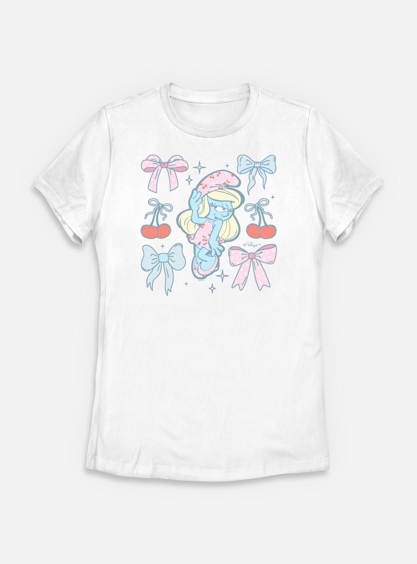 The Smurfs Bow Beauty Womens T-Shirt, , hi-res