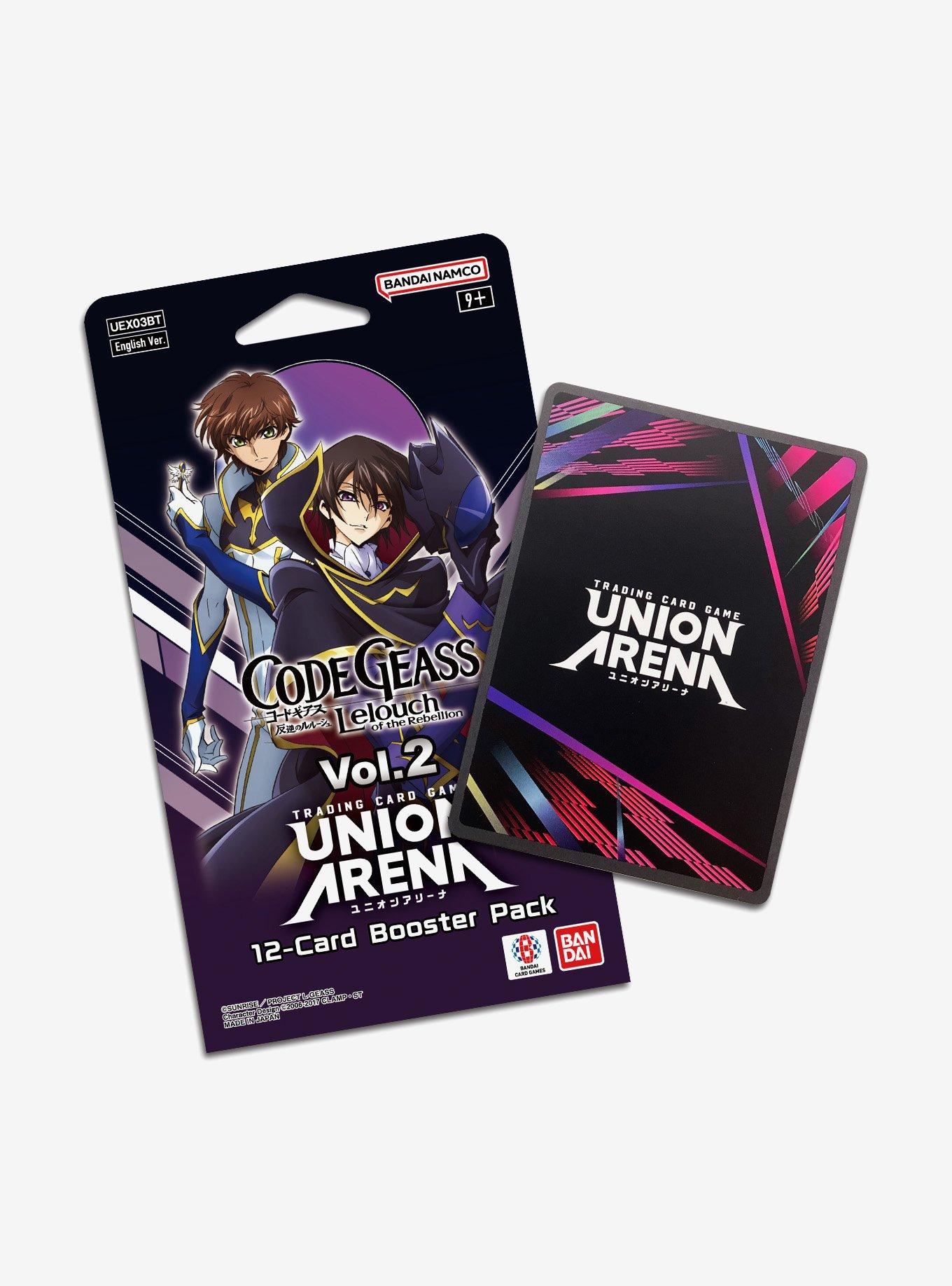 code geass booster box Union Arena TCG: Code Geass Lelouch of The Rebellion Booster Display  [UE04-BT] (16ct)