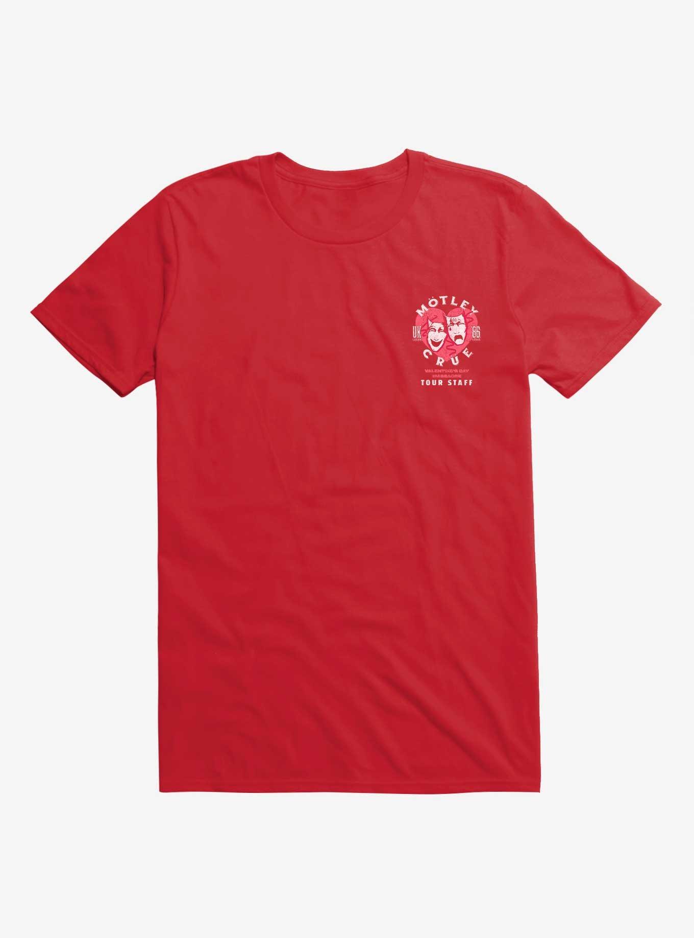 Motley Crue Valentine's Day Massacre Tour Staff T-Shirt