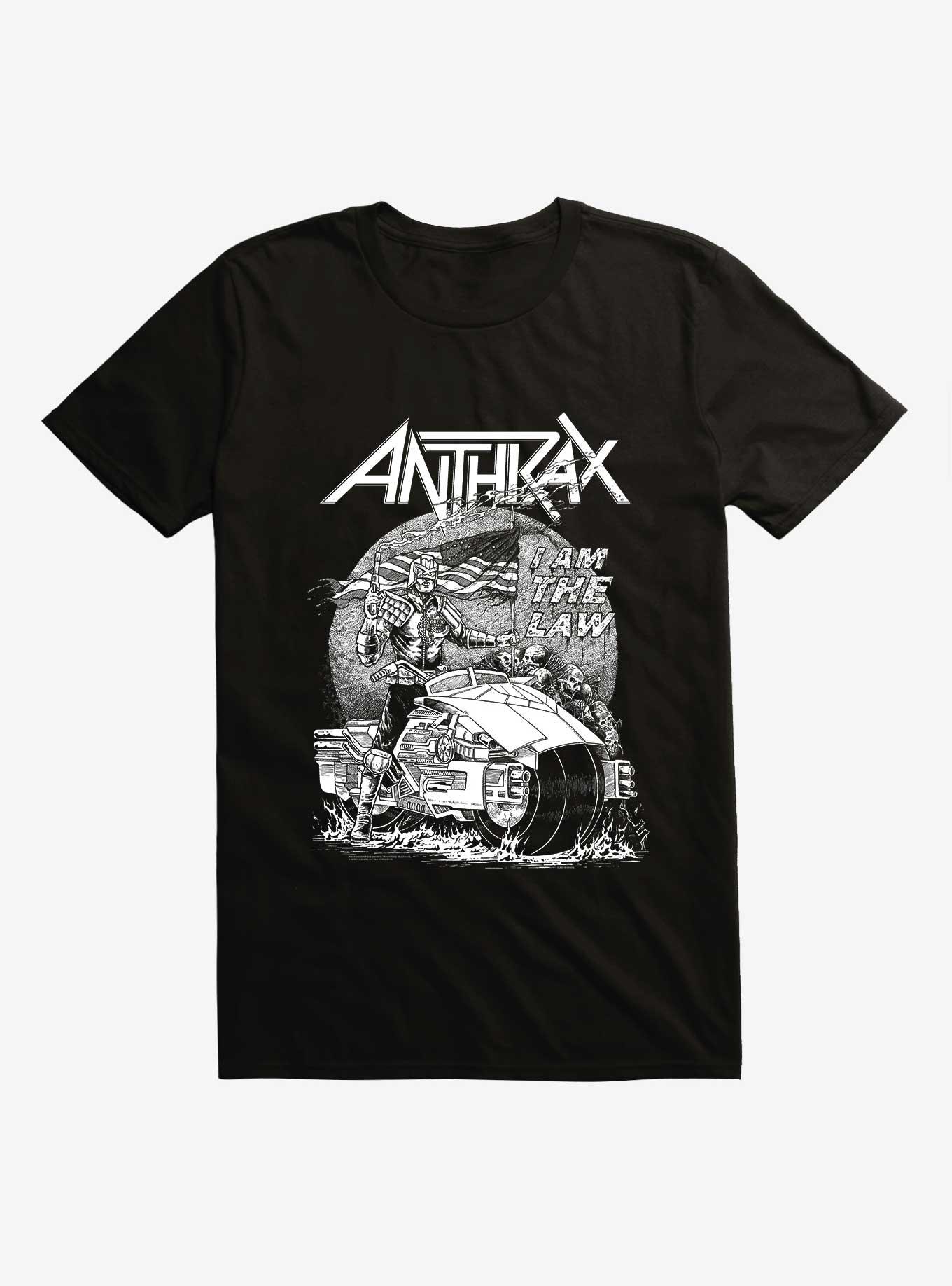 Anthrax I Am The Law T-Shirt, , hi-res