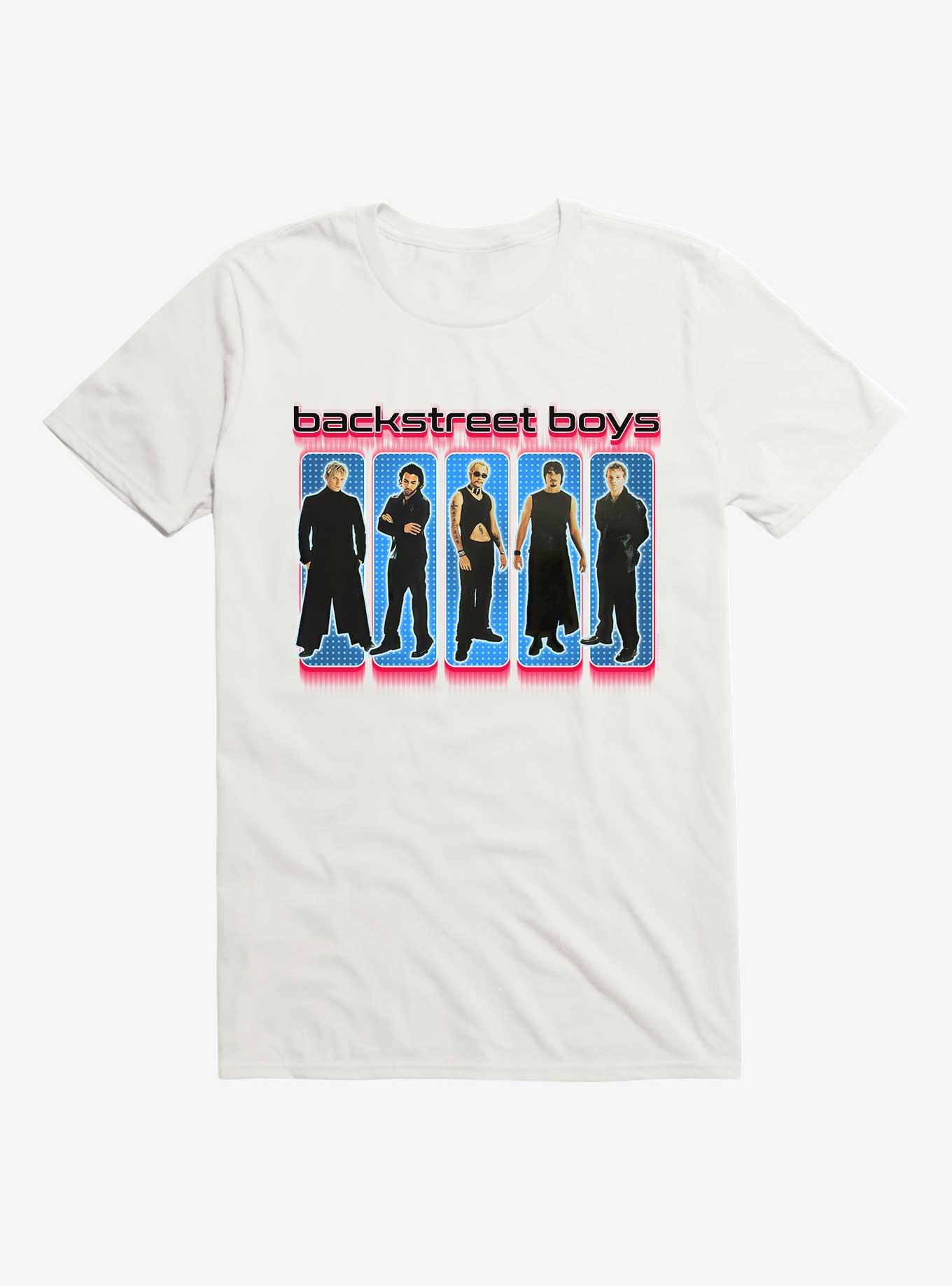 Backstreet Boys Black & Blue T-Shirt, WHITE, hi-res