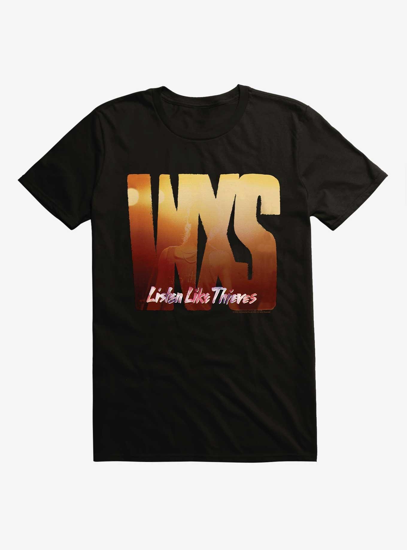 INXS Listen Like Thieves T-Shirt, BLACK, hi-res