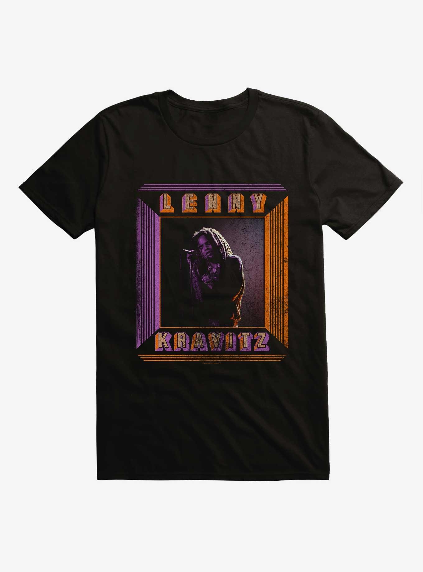 Lenny Kravitz Singing Live T-Shirt, BLACK, hi-res