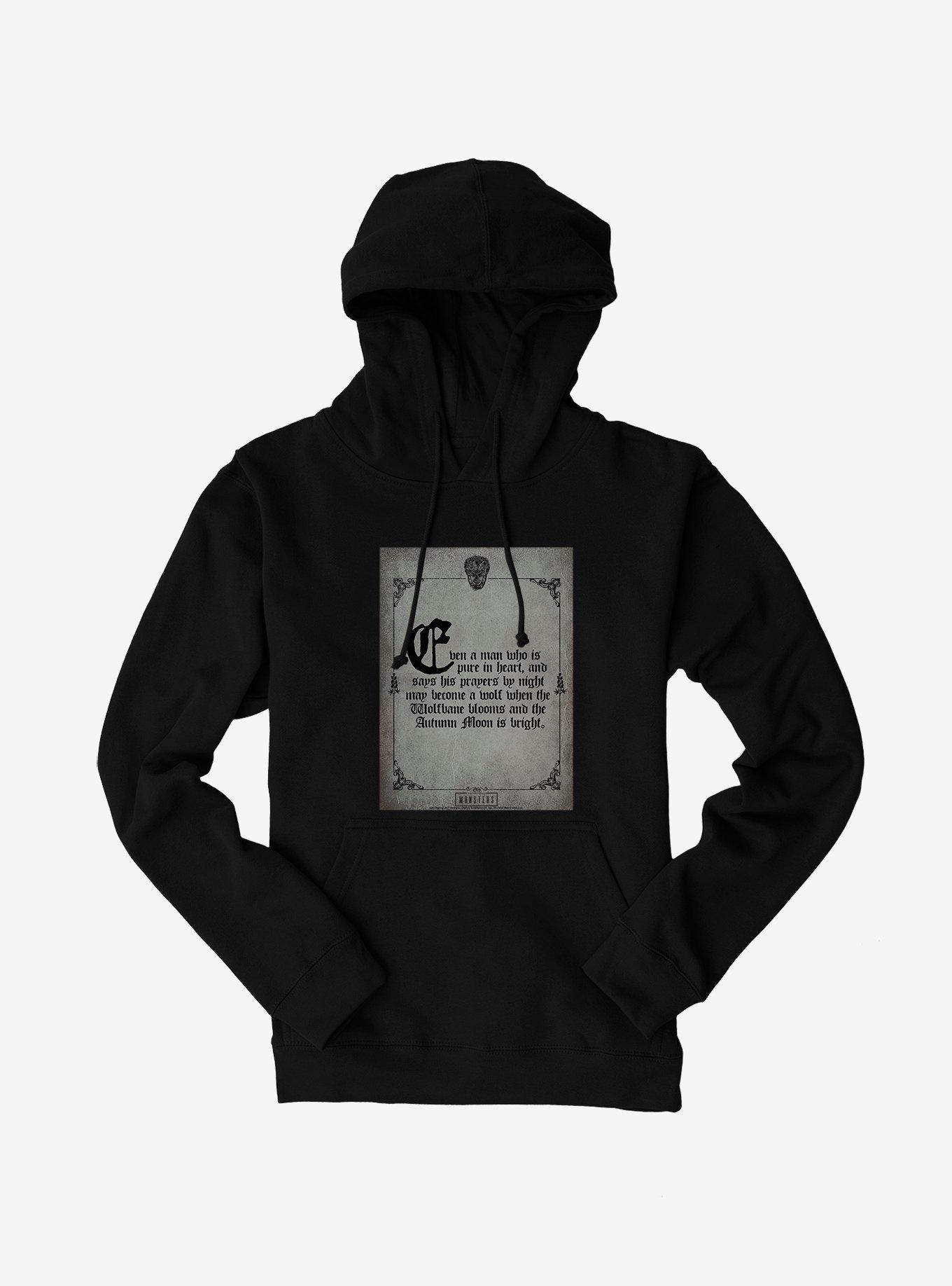 Universal Monsters Wolfman Autumn Moon Hoodie, , hi-res