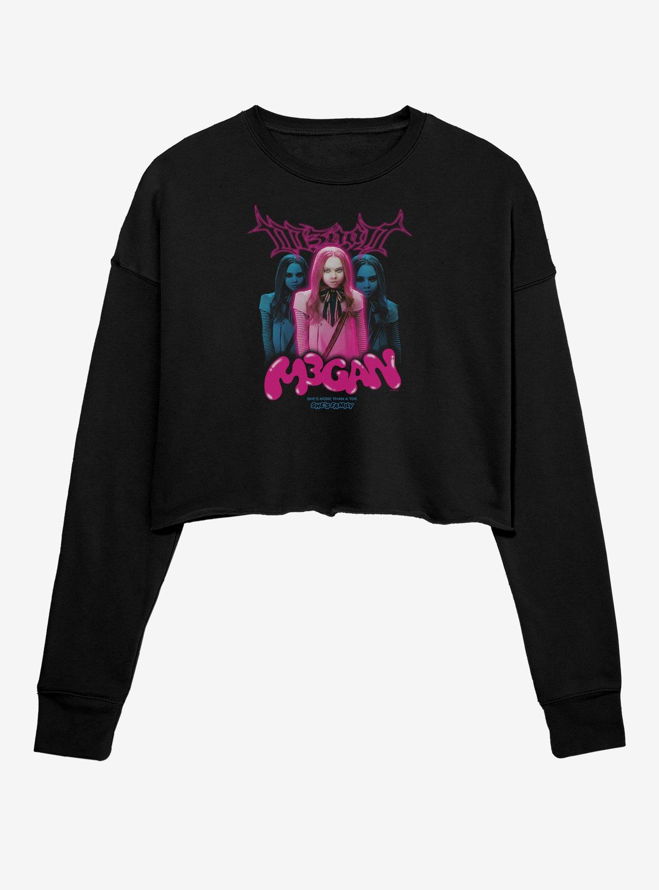 M3GAN She's Family Womens Crop Sweatshirt, , hi-res