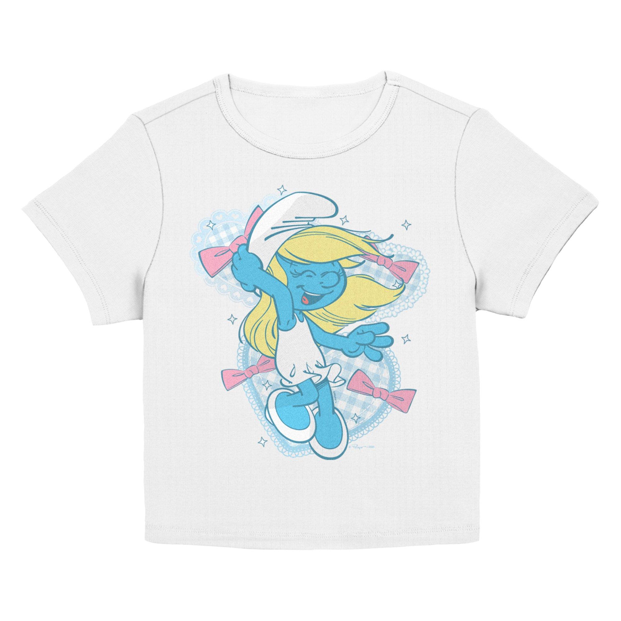 The Smurfs Coquette Smurfette Girls Baby T-Shirt, EGRET, hi-res