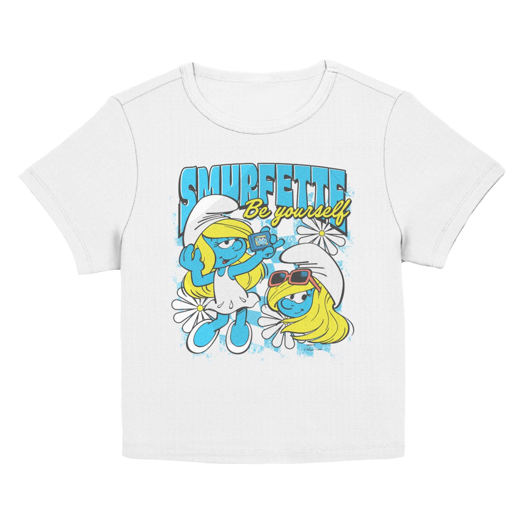 The Smurfs Smurfette Be Yourself Girls Baby T-Shirt, EGRET, hi-res