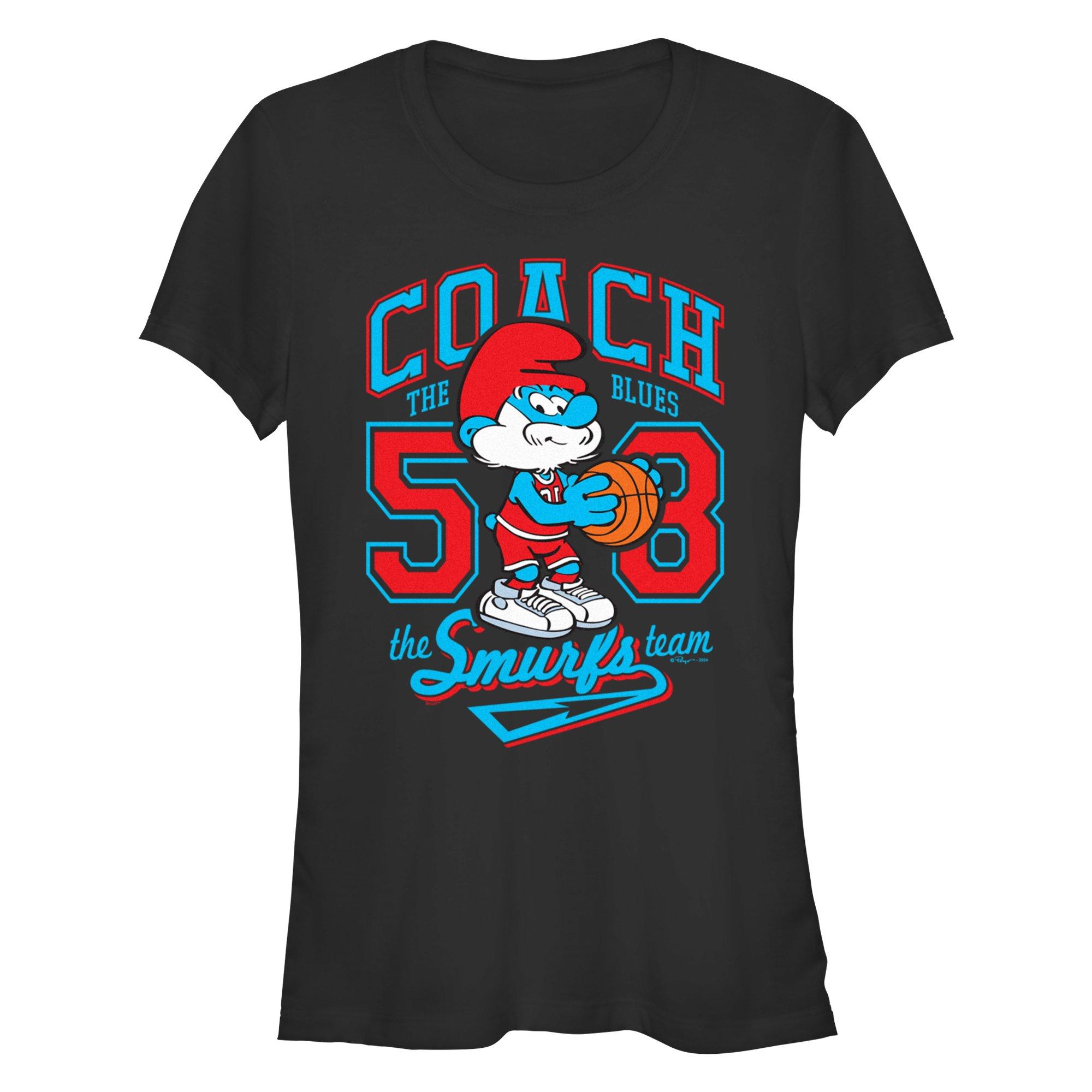 The Smurfs Papa Coach Girls T-Shirt, , hi-res