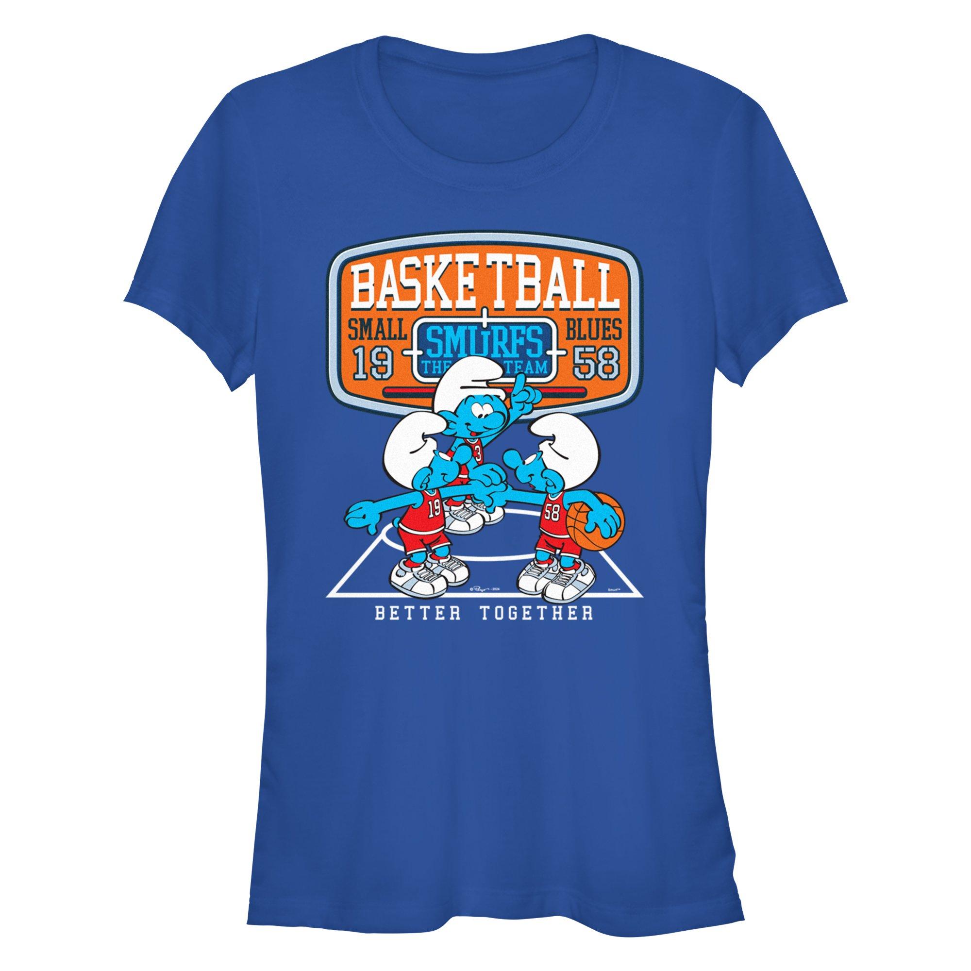 The Smurfs Better Together Girls T-Shirt, ROYAL, hi-res