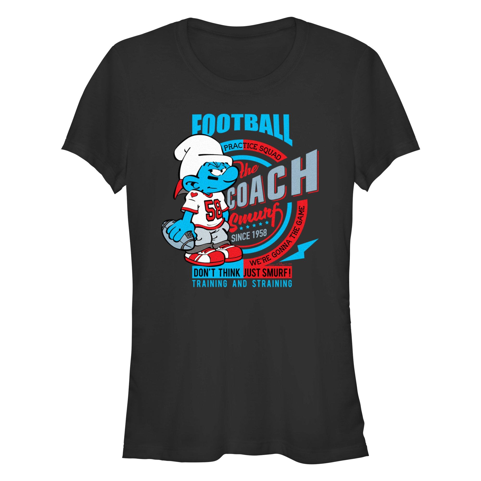 The Smurfs Sport Art Girls T-Shirt, BLACK, hi-res