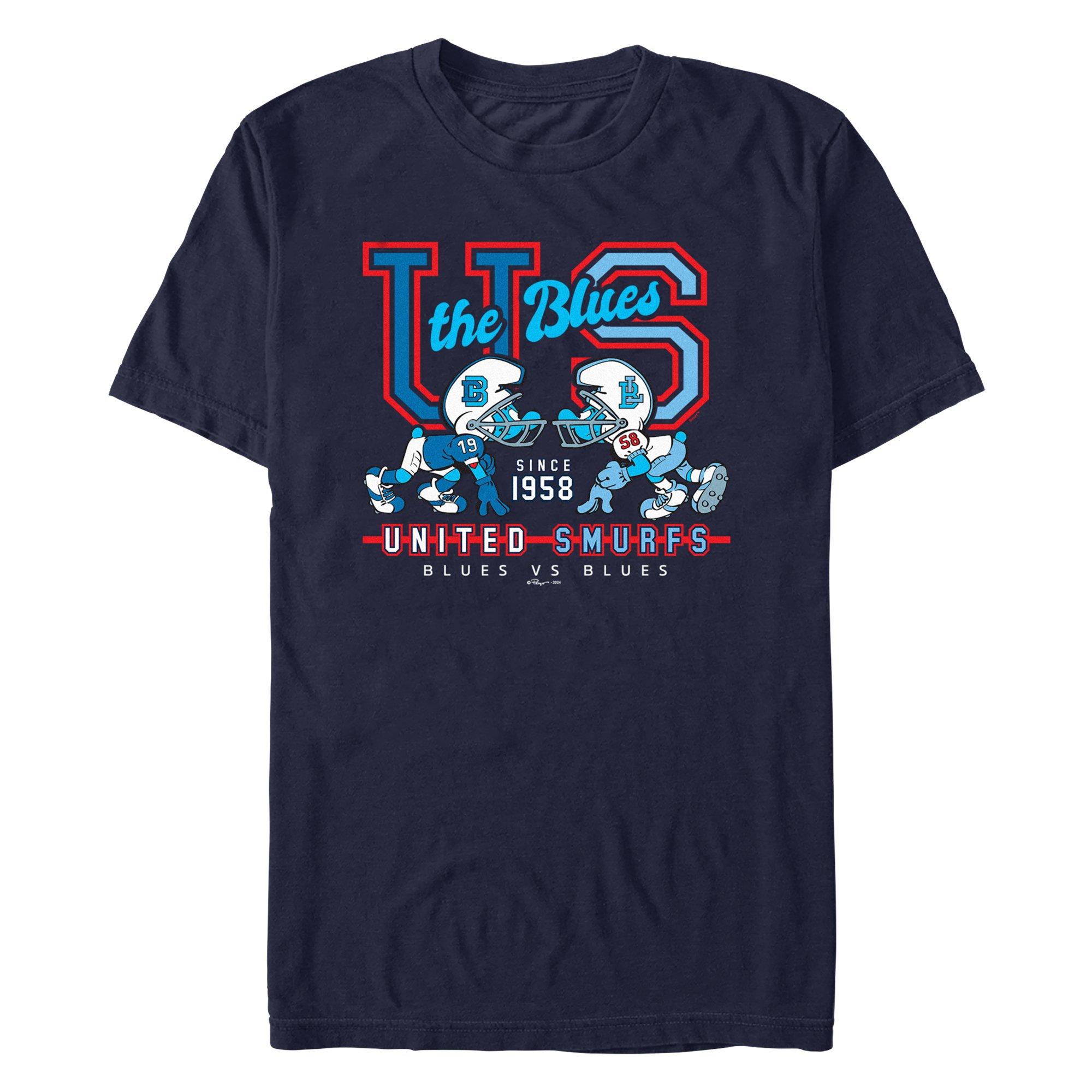 The Smurfs Blues Vs Blues T-Shirt, NAVY, hi-res