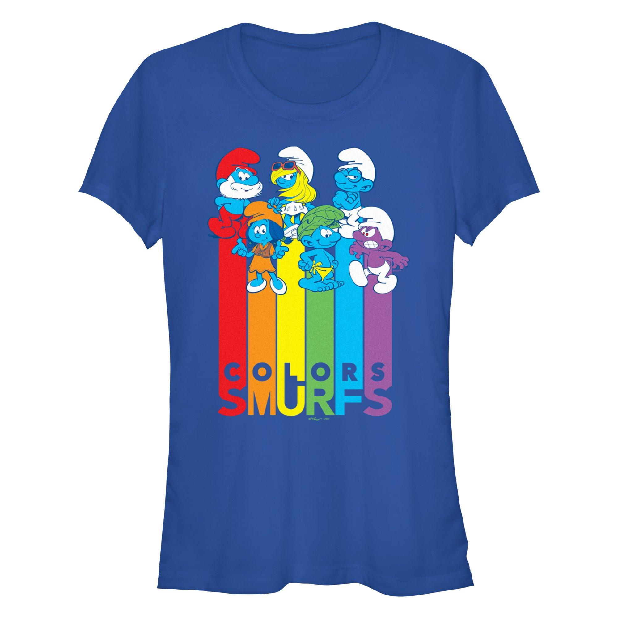 The Smurfs Colors Girls T-Shirt, ROYAL, hi-res