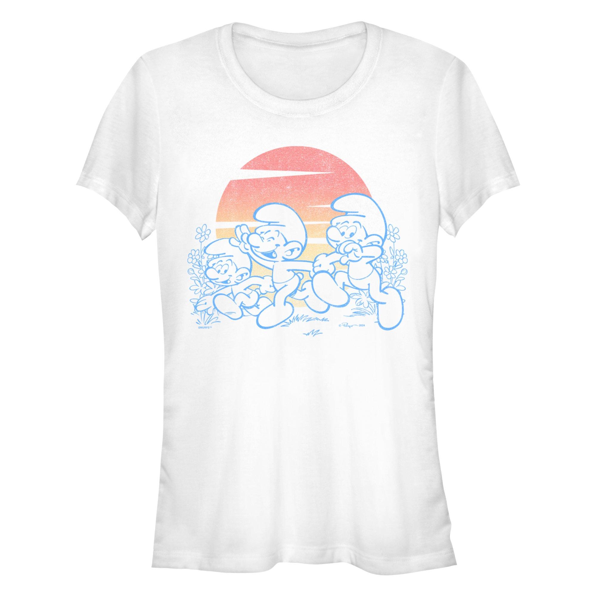 The Smurfs Pastel Sunset Girls T-Shirt, , hi-res