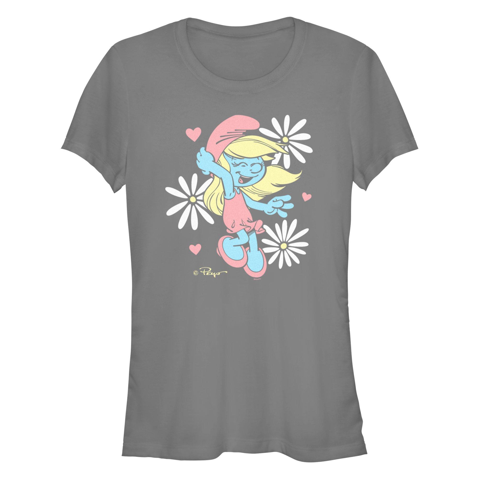 The Smurfs Smurfette Daisies Girls T-Shirt, , hi-res