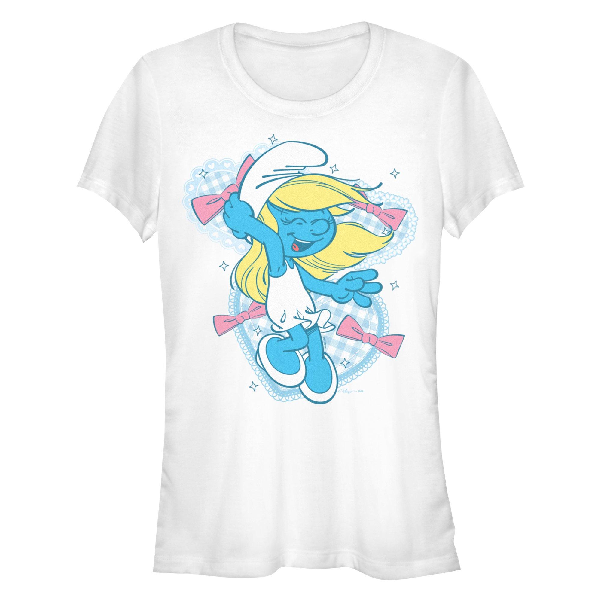 The Smurfs Coquette Smurfette Girls T-Shirt, WHITE, hi-res