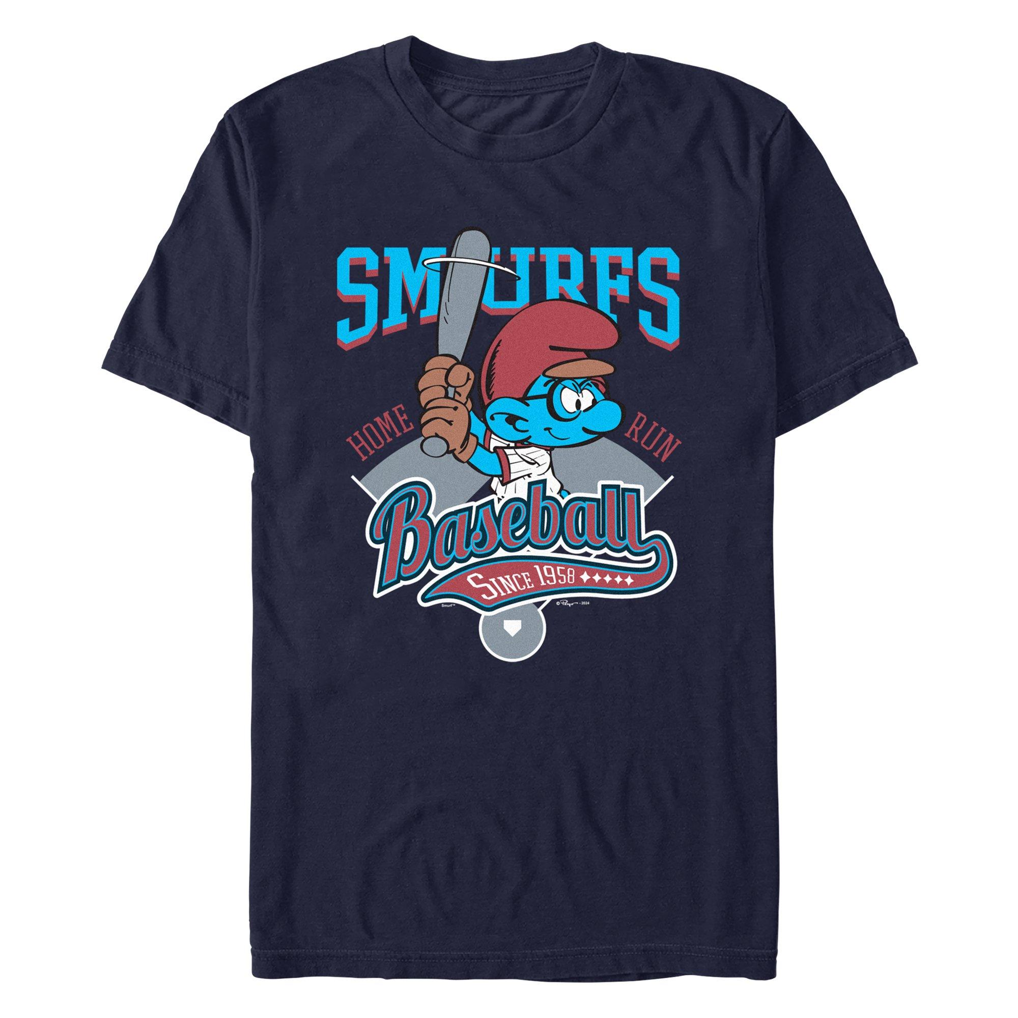 The Smurfs Baseball T-Shirt, NAVY, hi-res