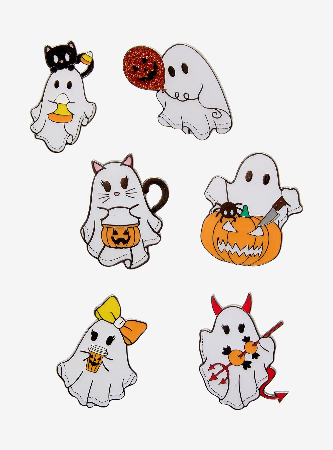 Ghostees Halloween Blind Bag Enamel Pin Hot Topic Exclusive, , hi-res