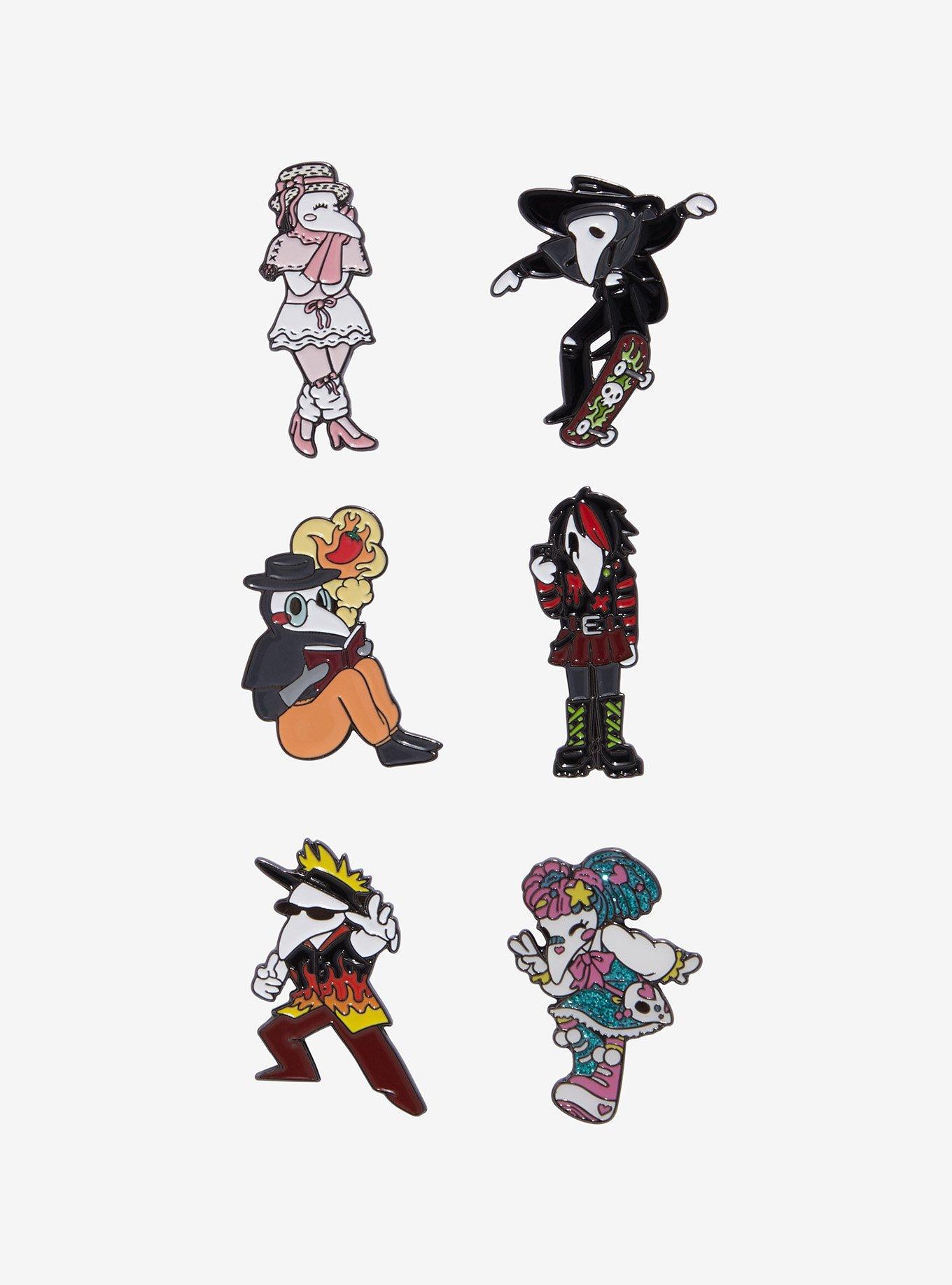 A Plague Of Doctors Series 3 Blind Bag Enamel Pin Hot Topic Exclusive, , hi-res