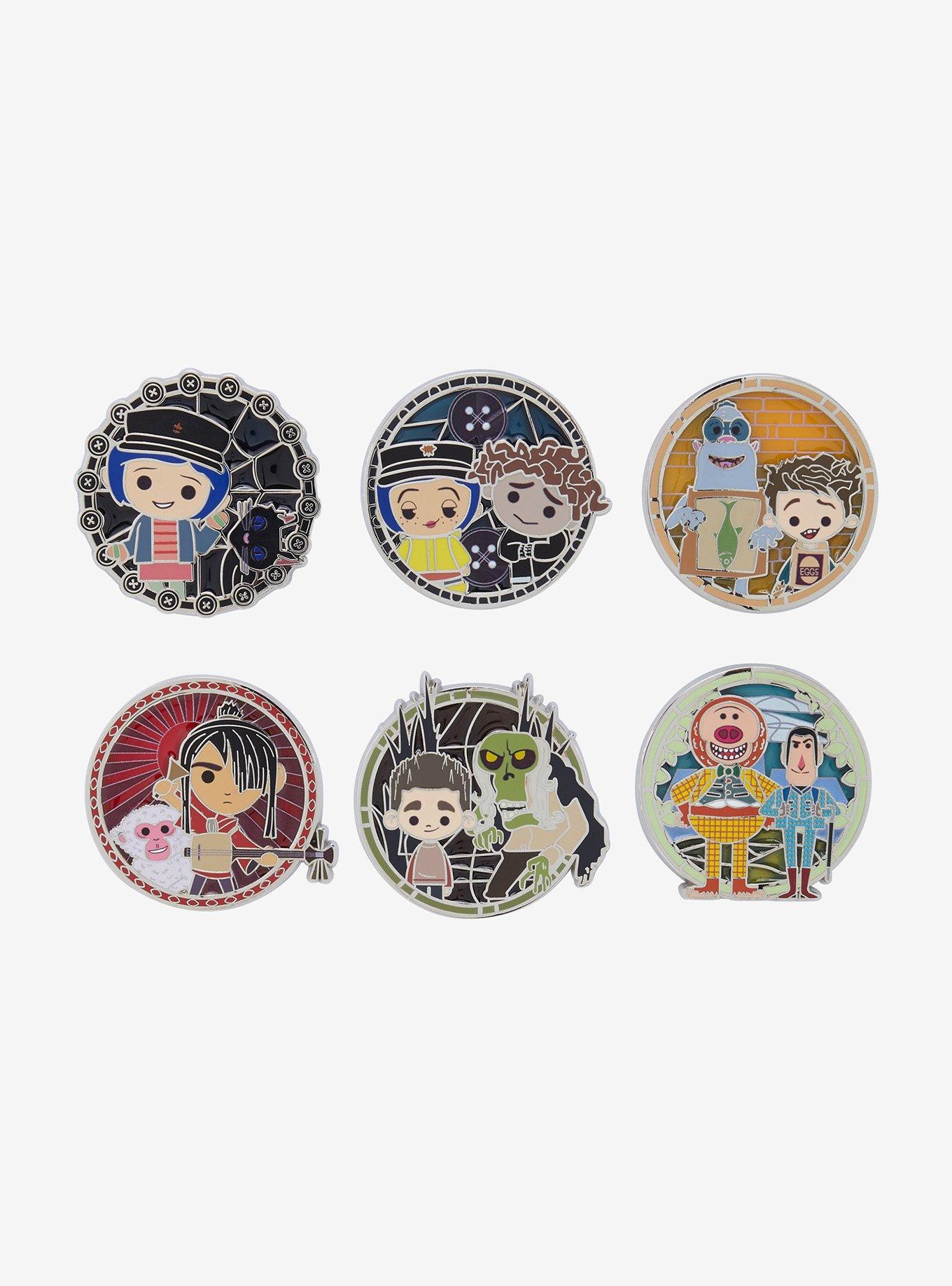 Laika Chibi Characters Blind Box Enamel Pin Hot Topic Exclusive, , hi-res