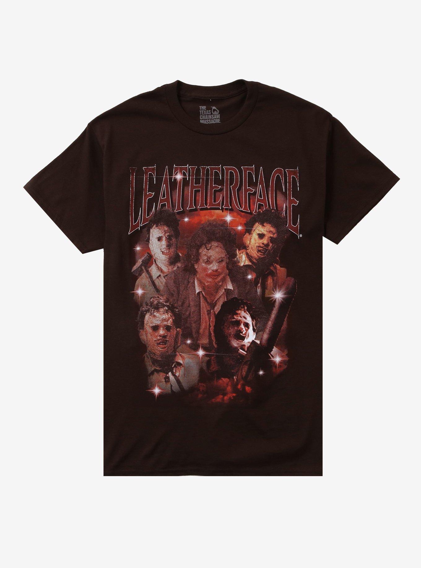 The Texas Chainsaw Massacre Leatherface Collage T-Shirt, , hi-res