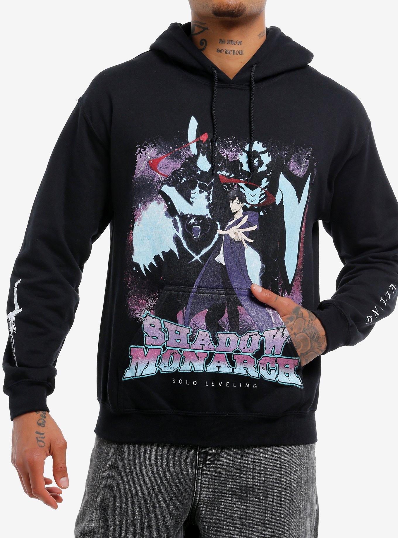 Solo Leveling Jinwoo Shadow Monarch Hoodie, , hi-res