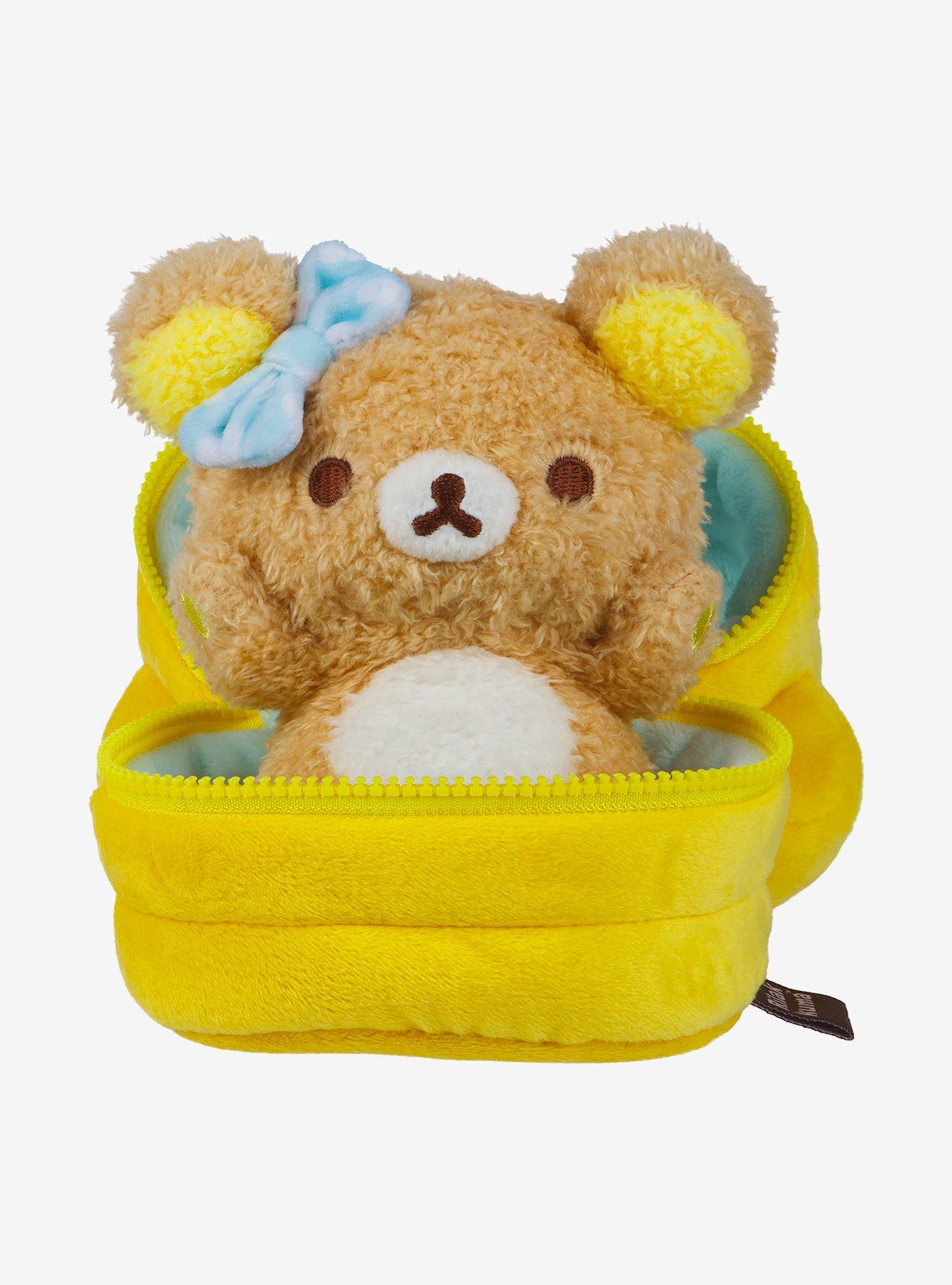 Rilakkuma Pancake Plush With Pouch, , hi-res