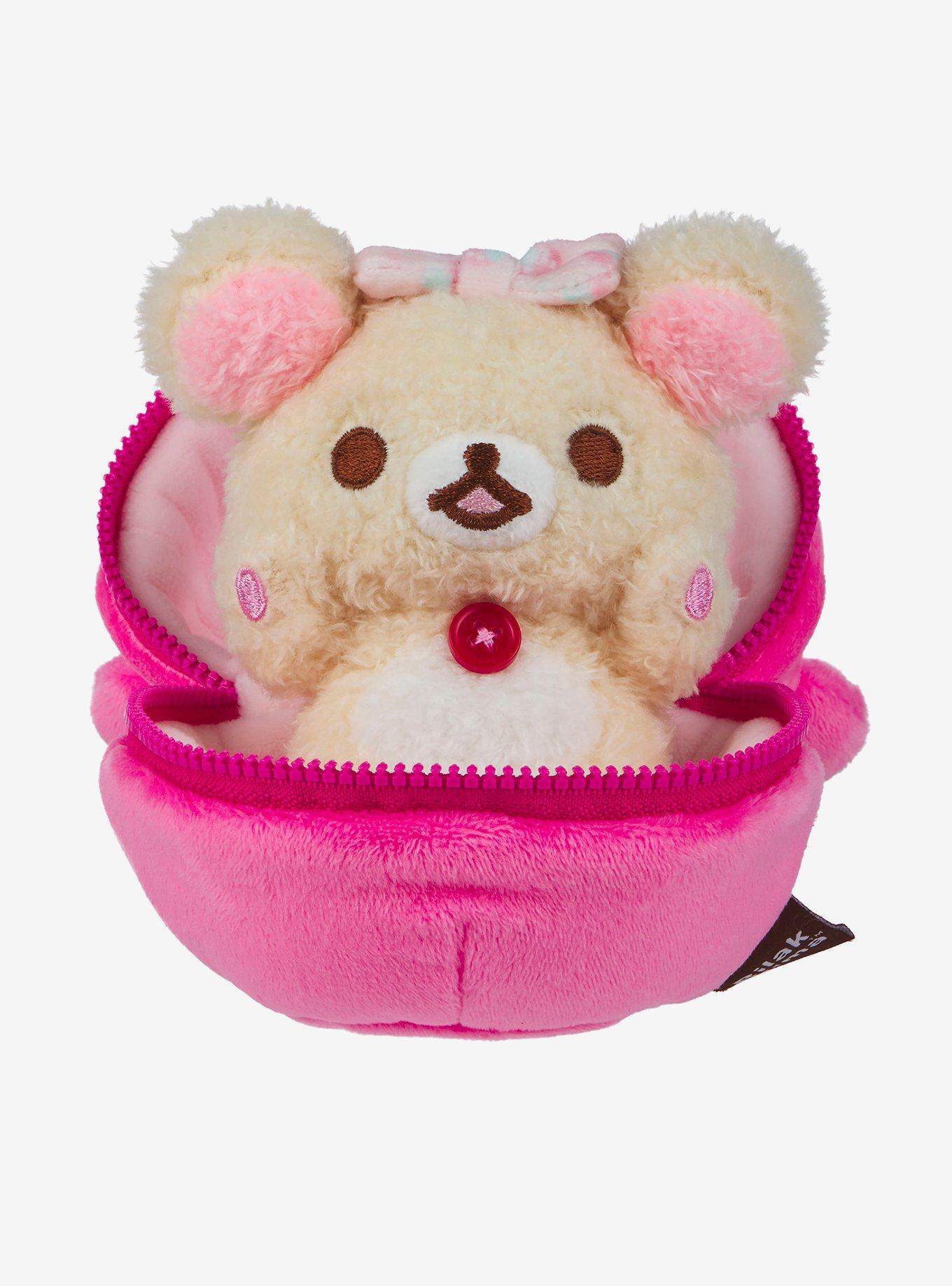 Rilakkuma Korilakkuma Strawberry Plush With Pouch, , hi-res