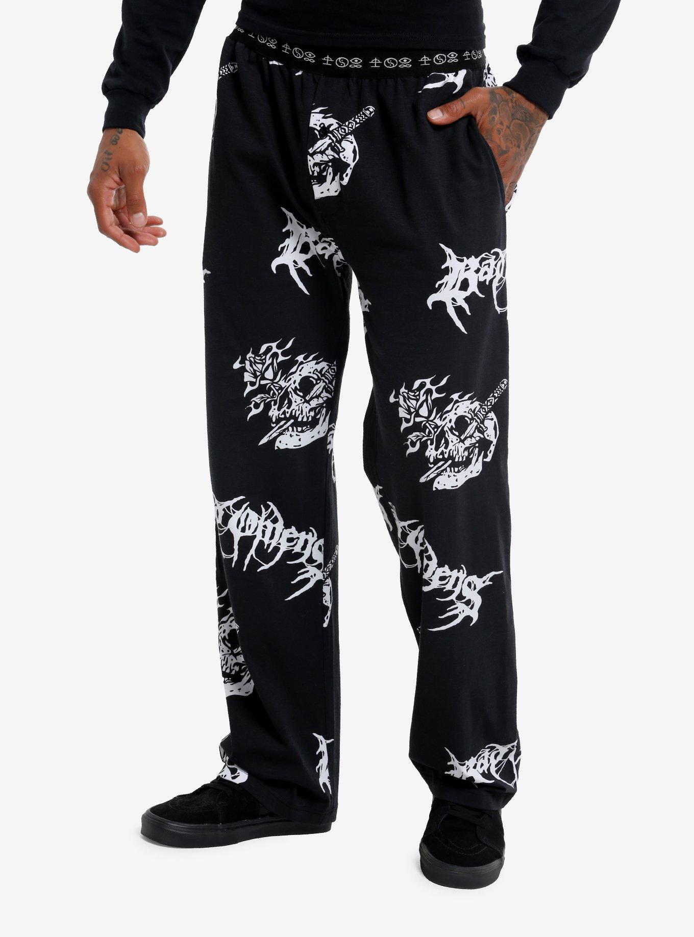 Bad Omens Skull & Dagger Pajama Pants, , hi-res