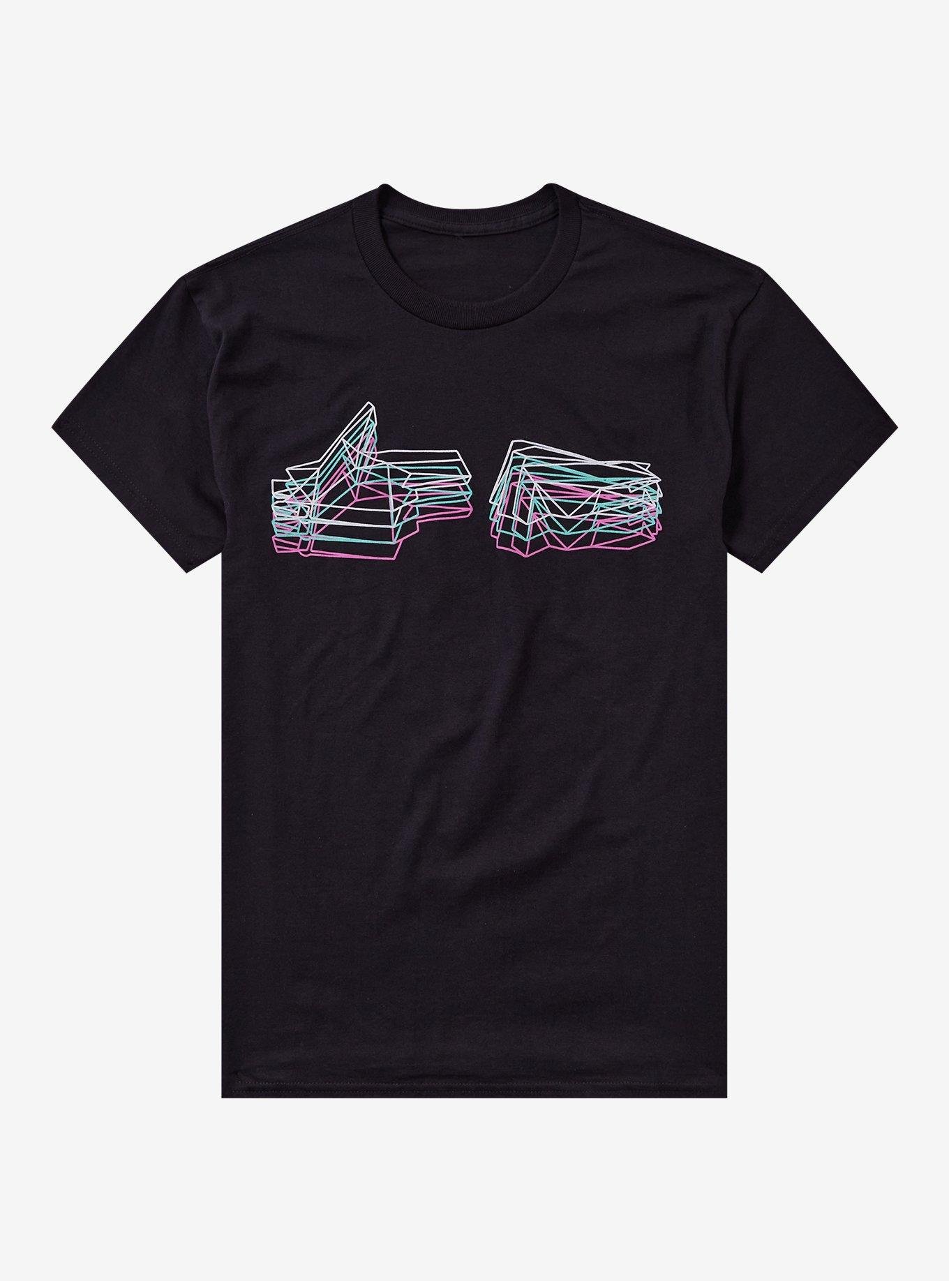 Run The Jewels Line Art Hands T-Shirt, , hi-res