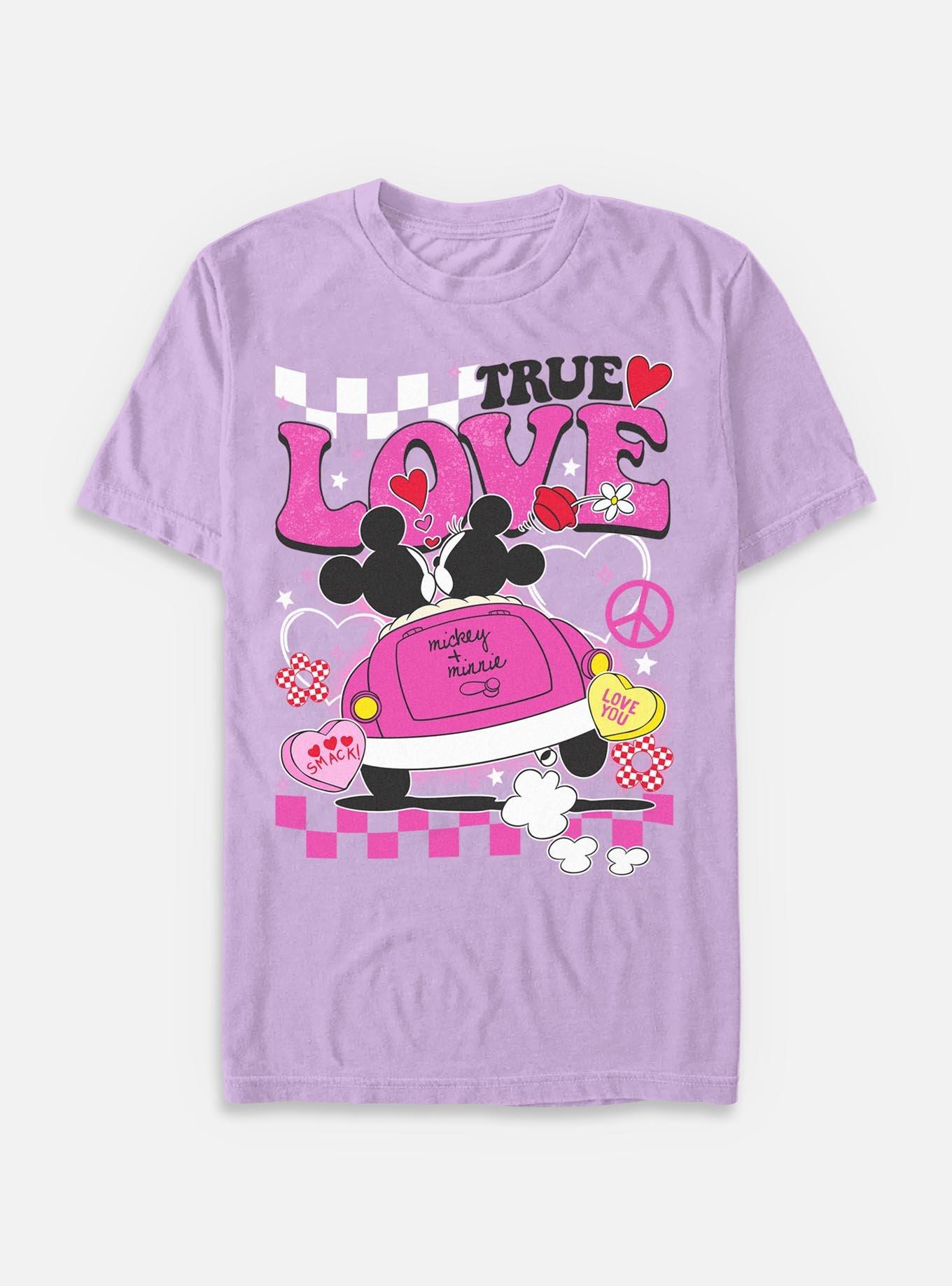 Disney Mickey Mouse & Minnie Love Bug Garment Dye T-Shirt, , hi-res