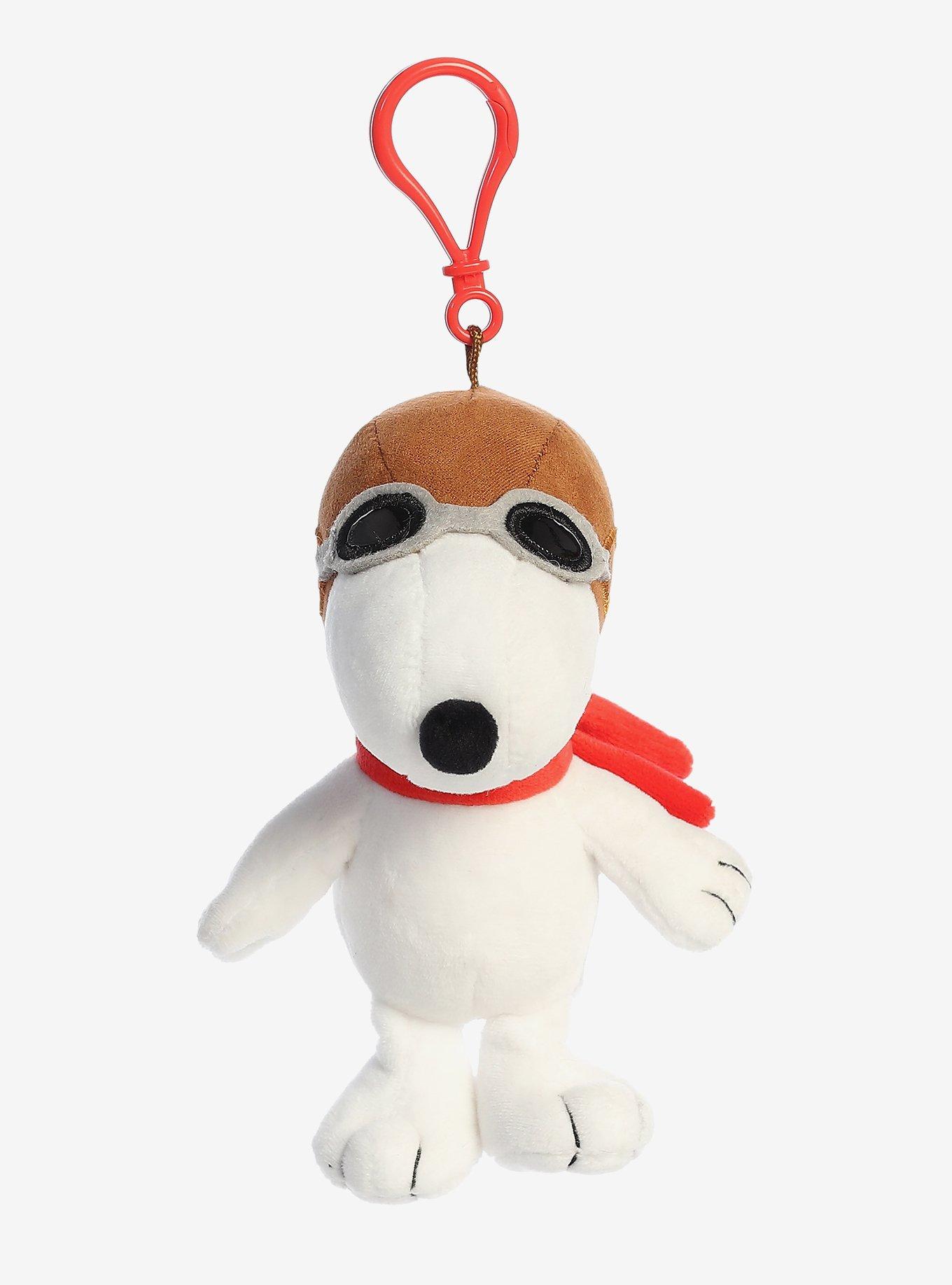 Peanuts Snoopy Flying Ace Plush Bag Clip, , hi-res