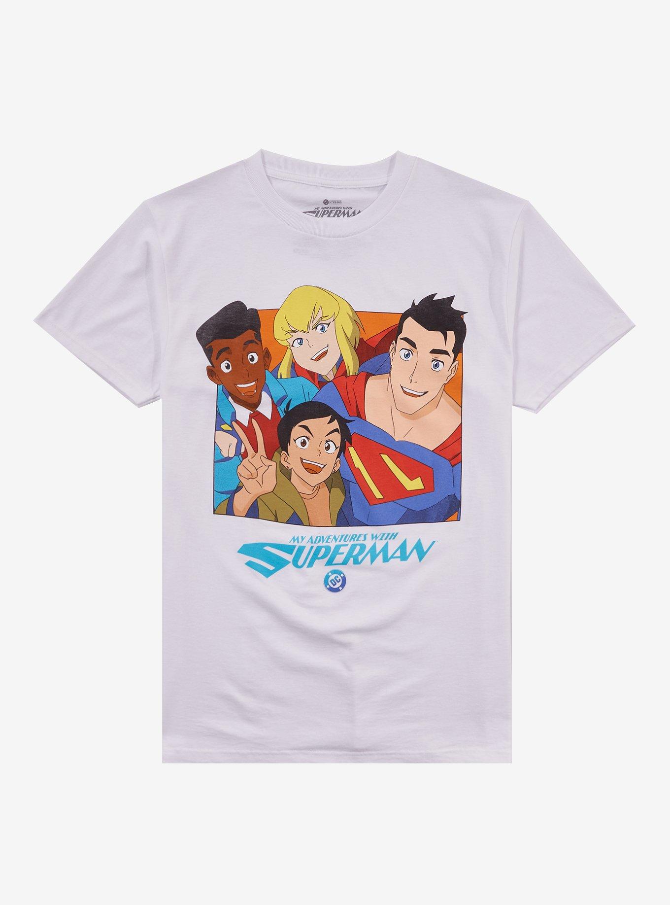 DC Comics My Adventures With Superman Group Photo T-Shirt, , hi-res