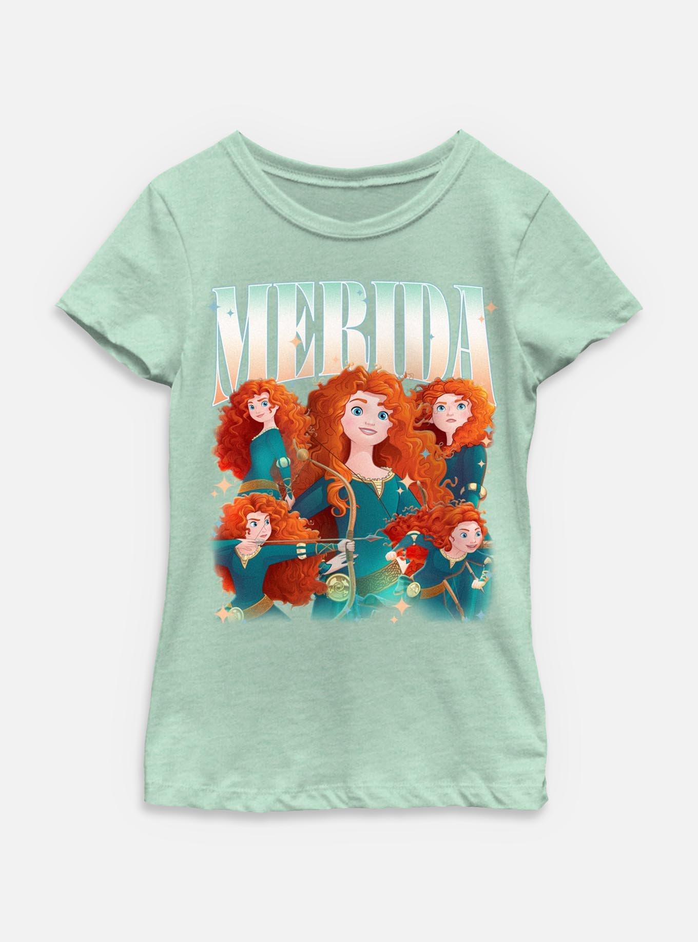 Disney Princesses Retro Merida Youth Girls T-Shirt, , hi-res