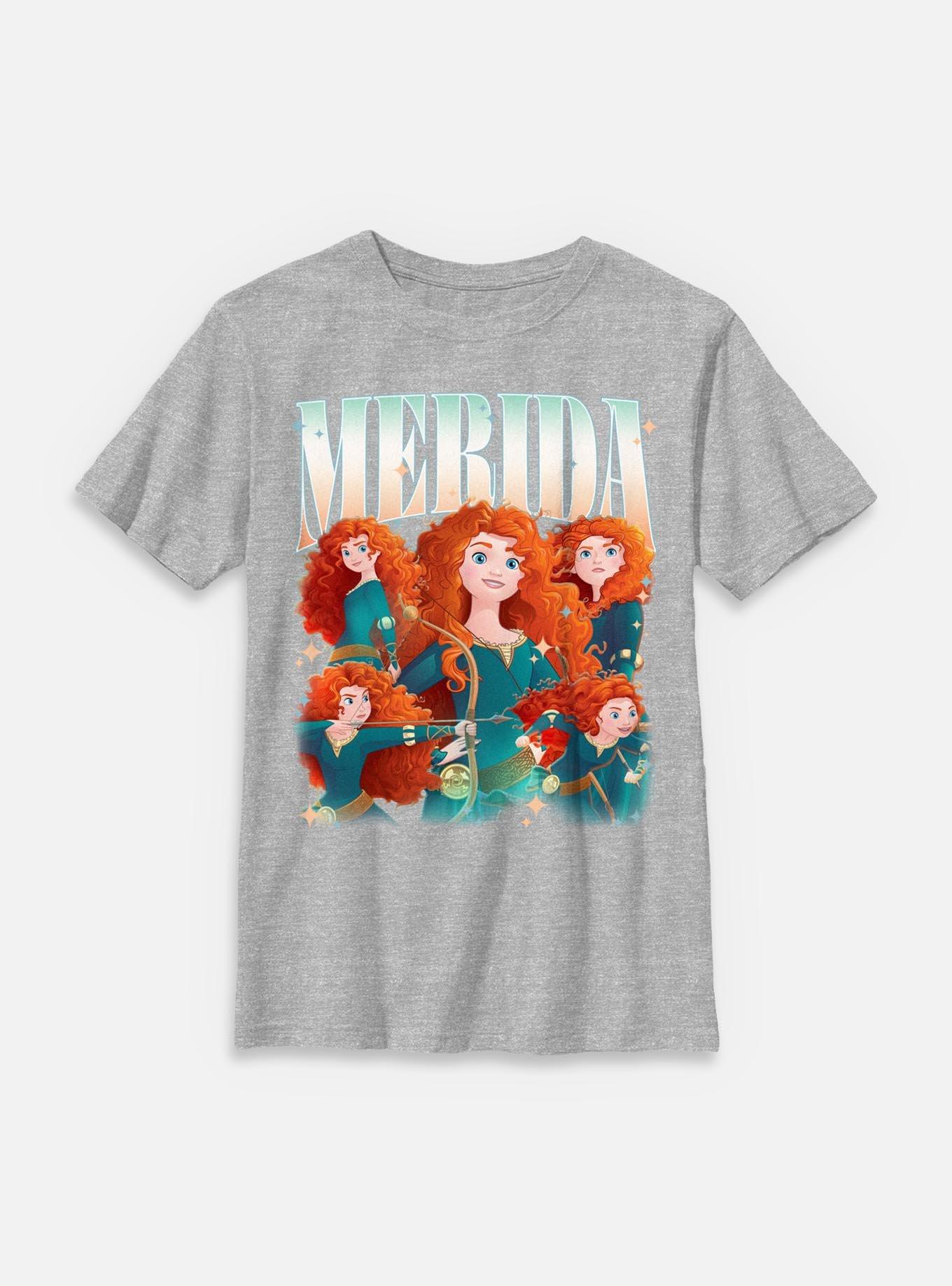 Disney Princesses Retro Merida Youth T-Shirt, , hi-res