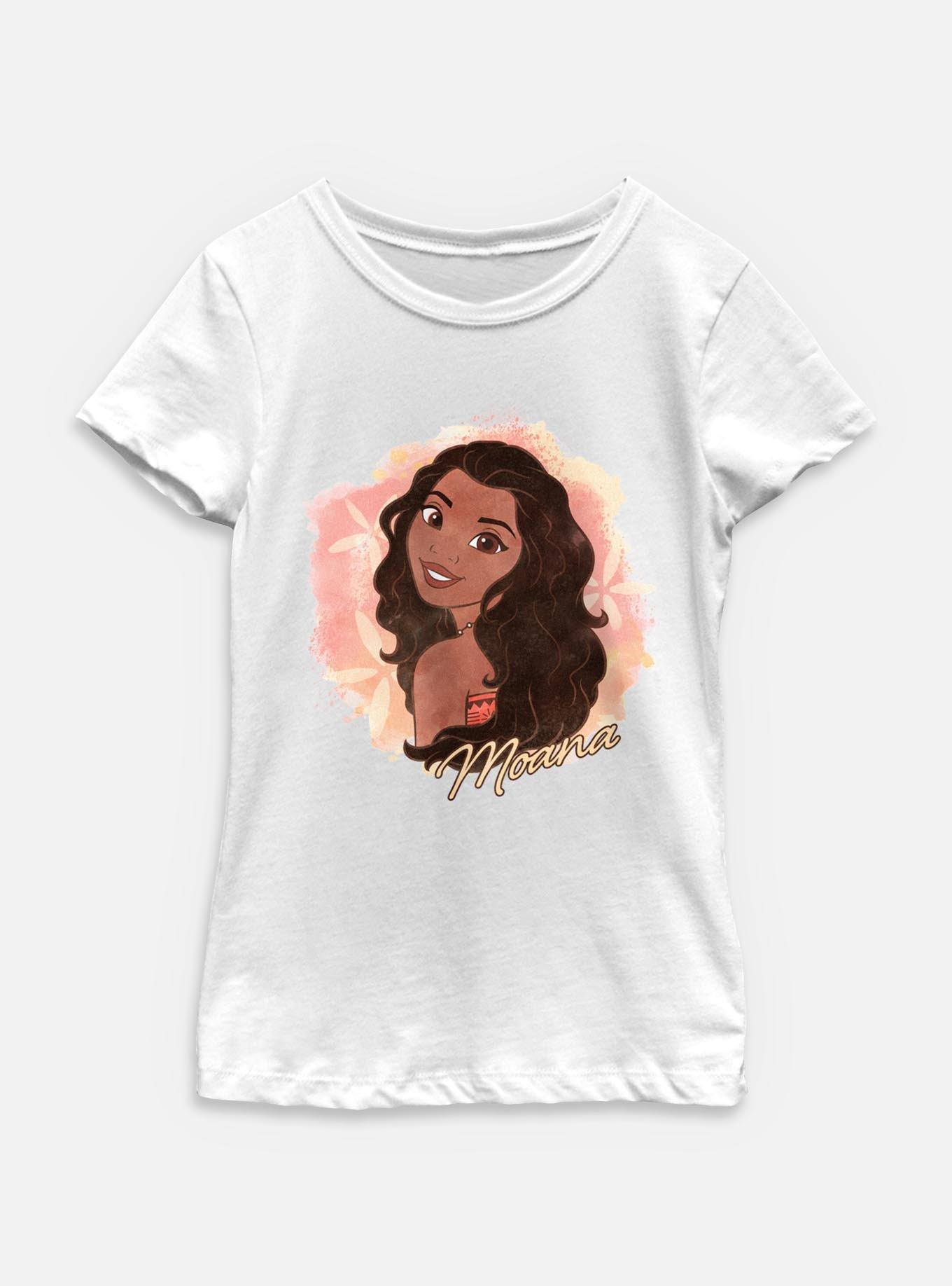 Disney Princesses Watercolor Moana Youth Girls T-Shirt, , hi-res