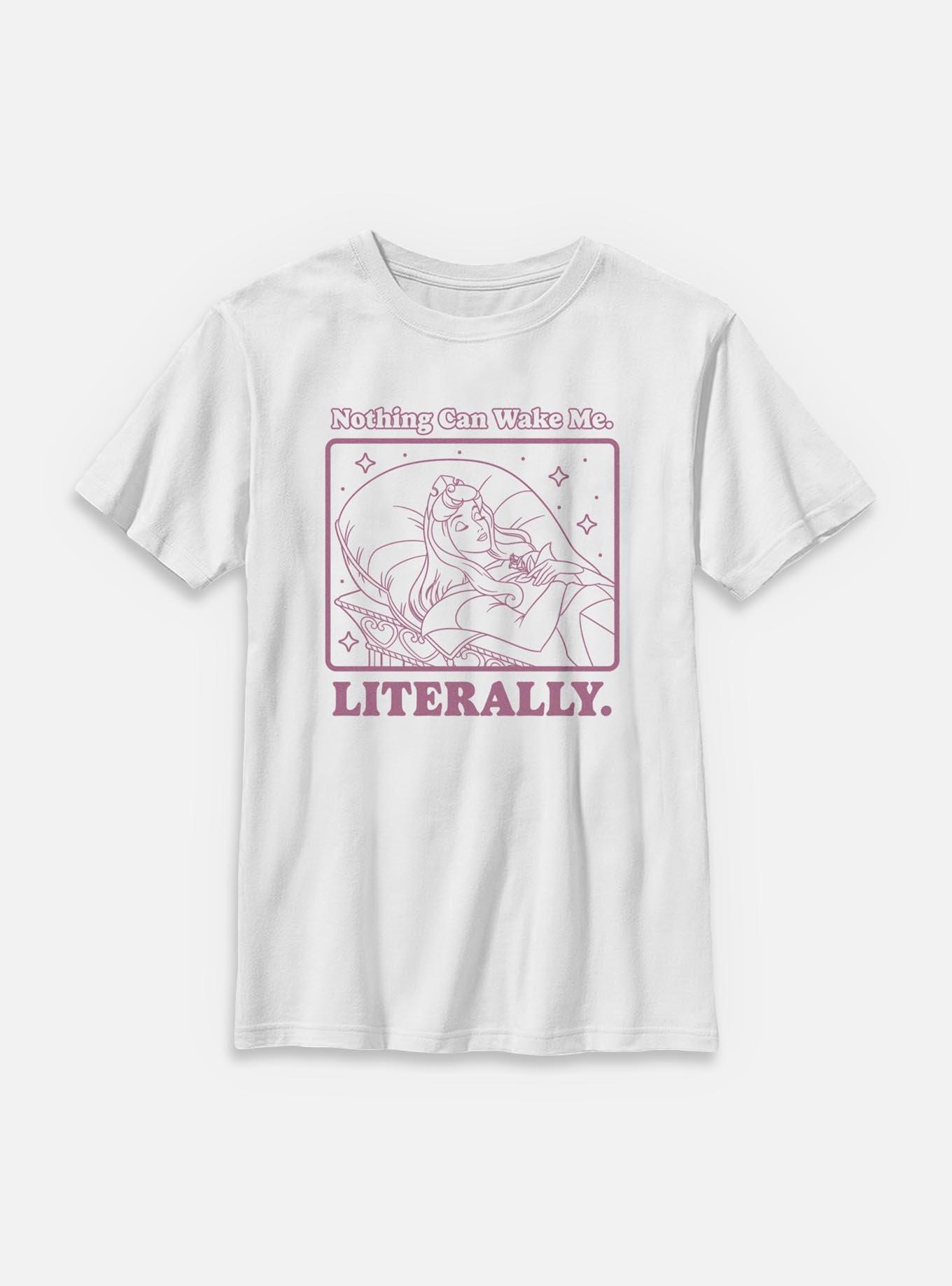 Disney Princesses Aurora Nothing Can Wake Me Youth T-Shirt, , hi-res