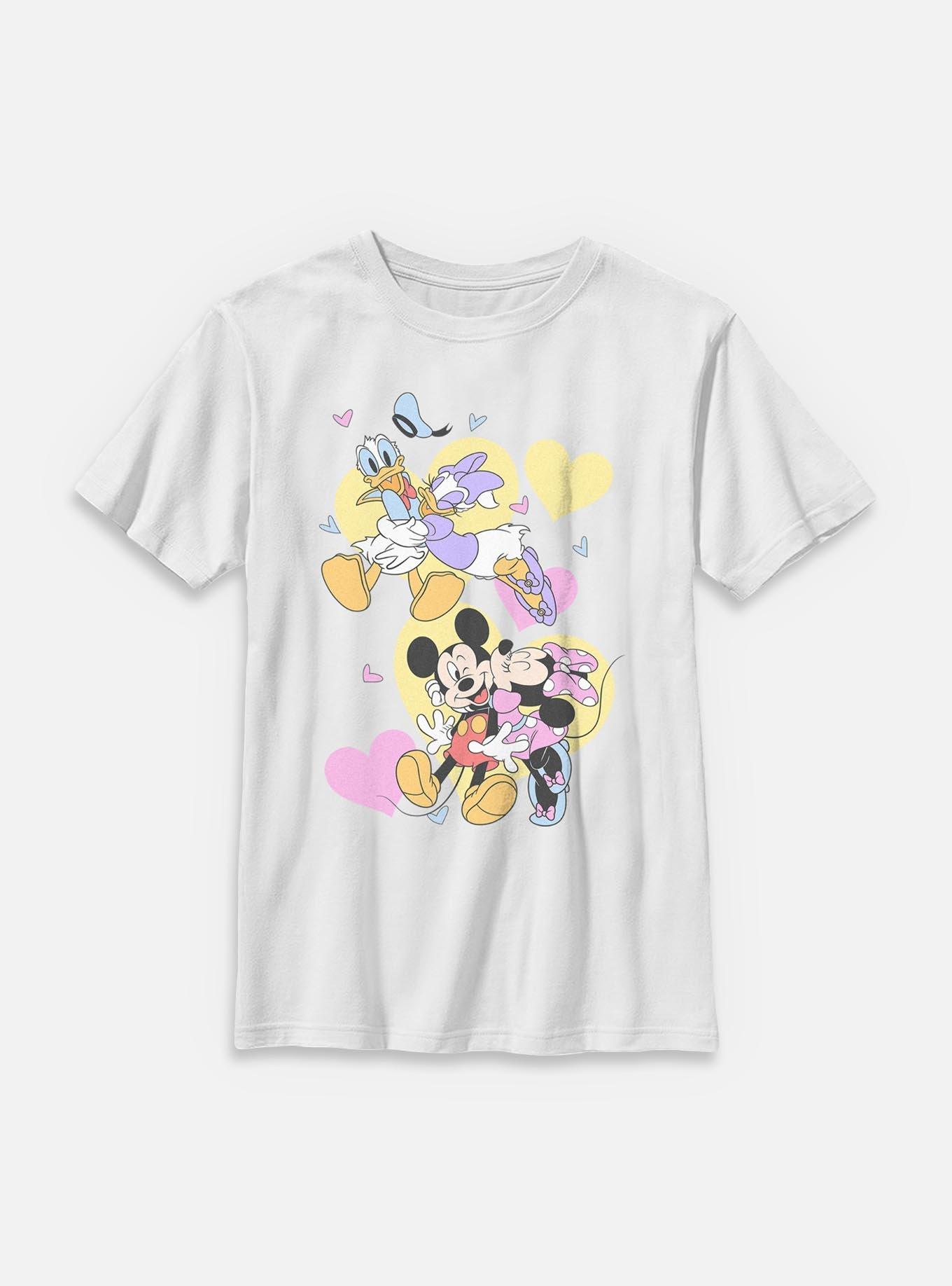 Disney Mickey Mouse Couple Of Loves Youth T-Shirt, , hi-res