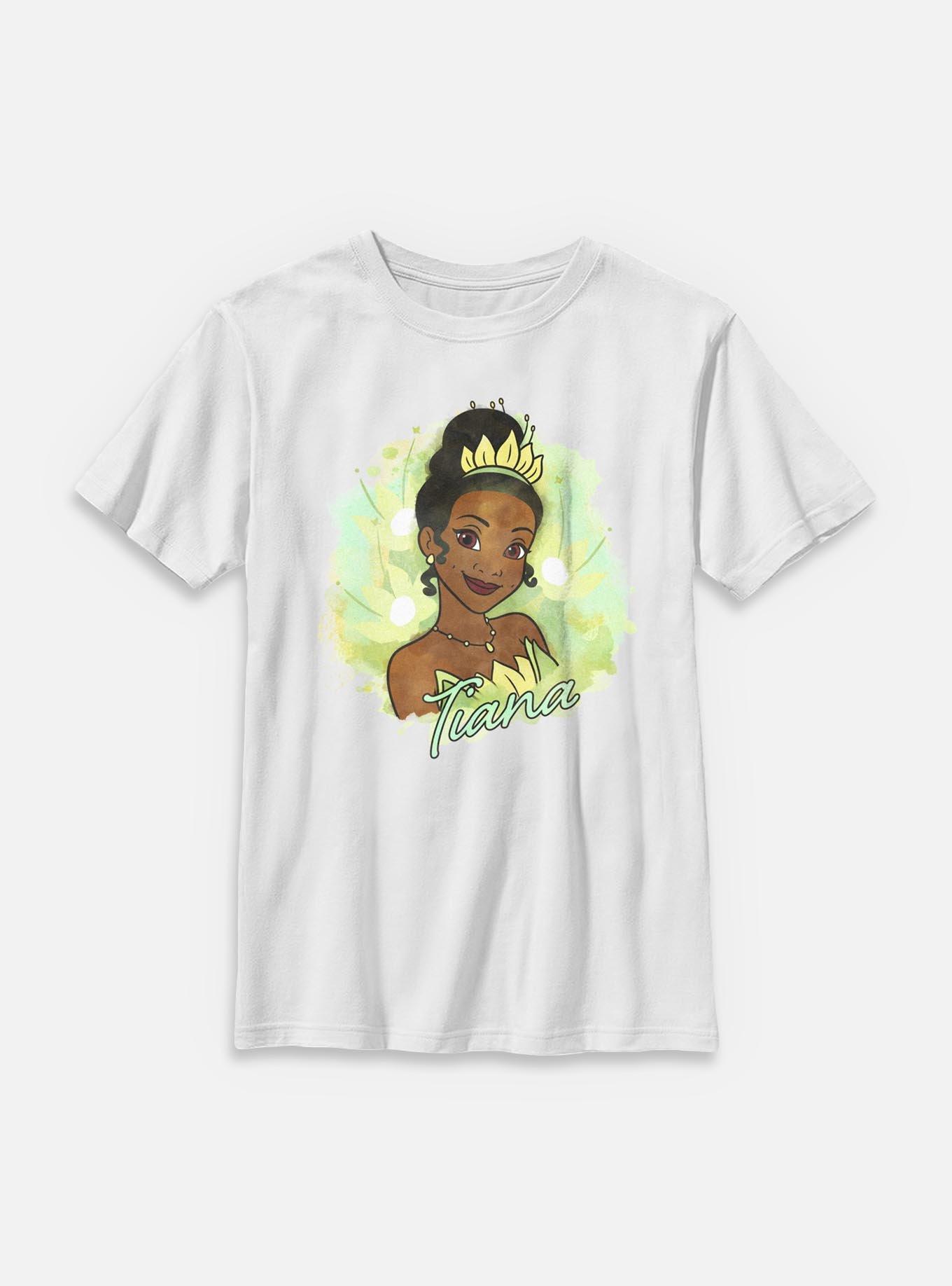 Disney Princesses Watercolor Tiana Youth T-Shirt, , hi-res
