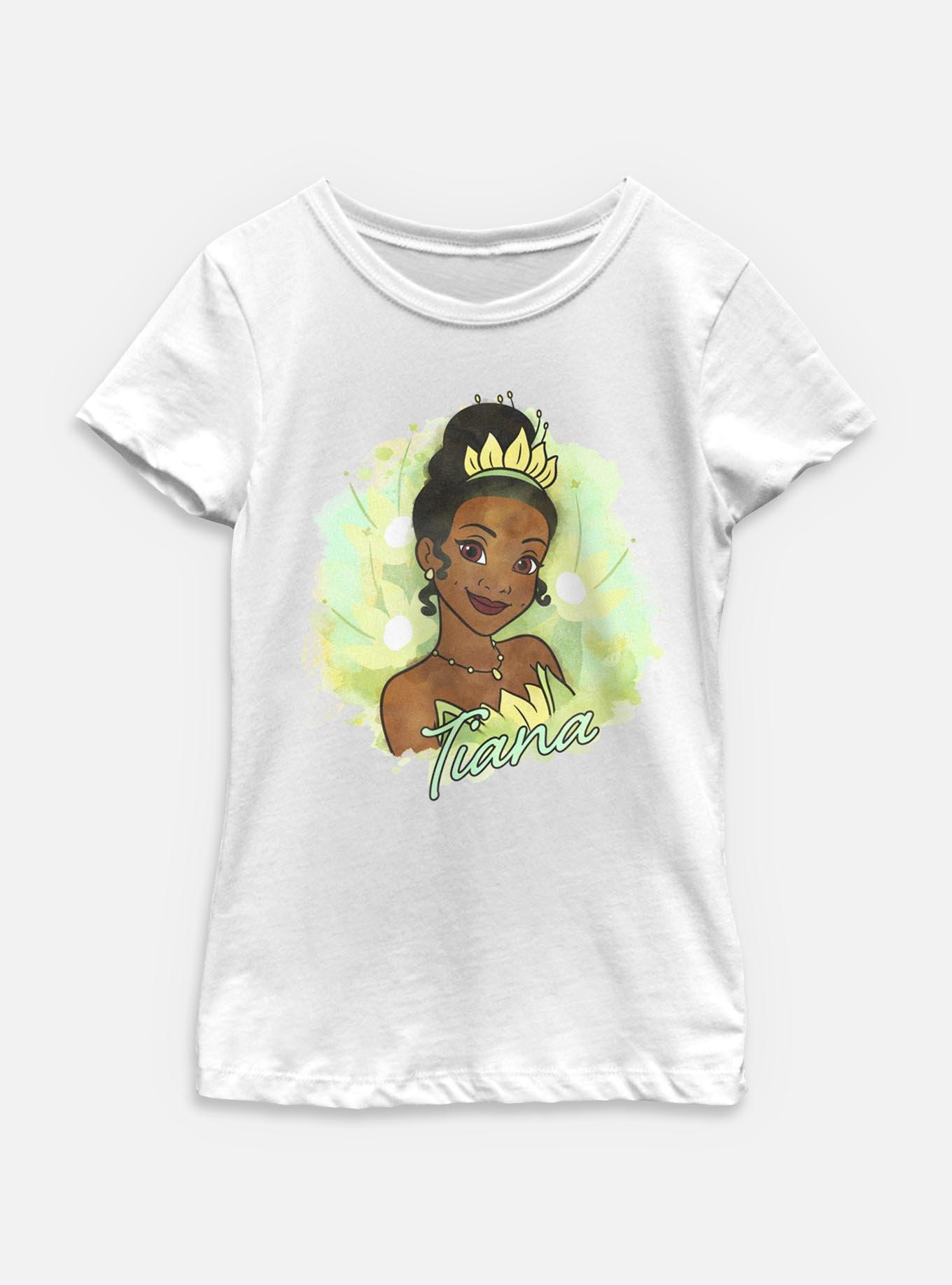 Disney Princesses Watercolor Tiana Youth Girls T-Shirt, , hi-res