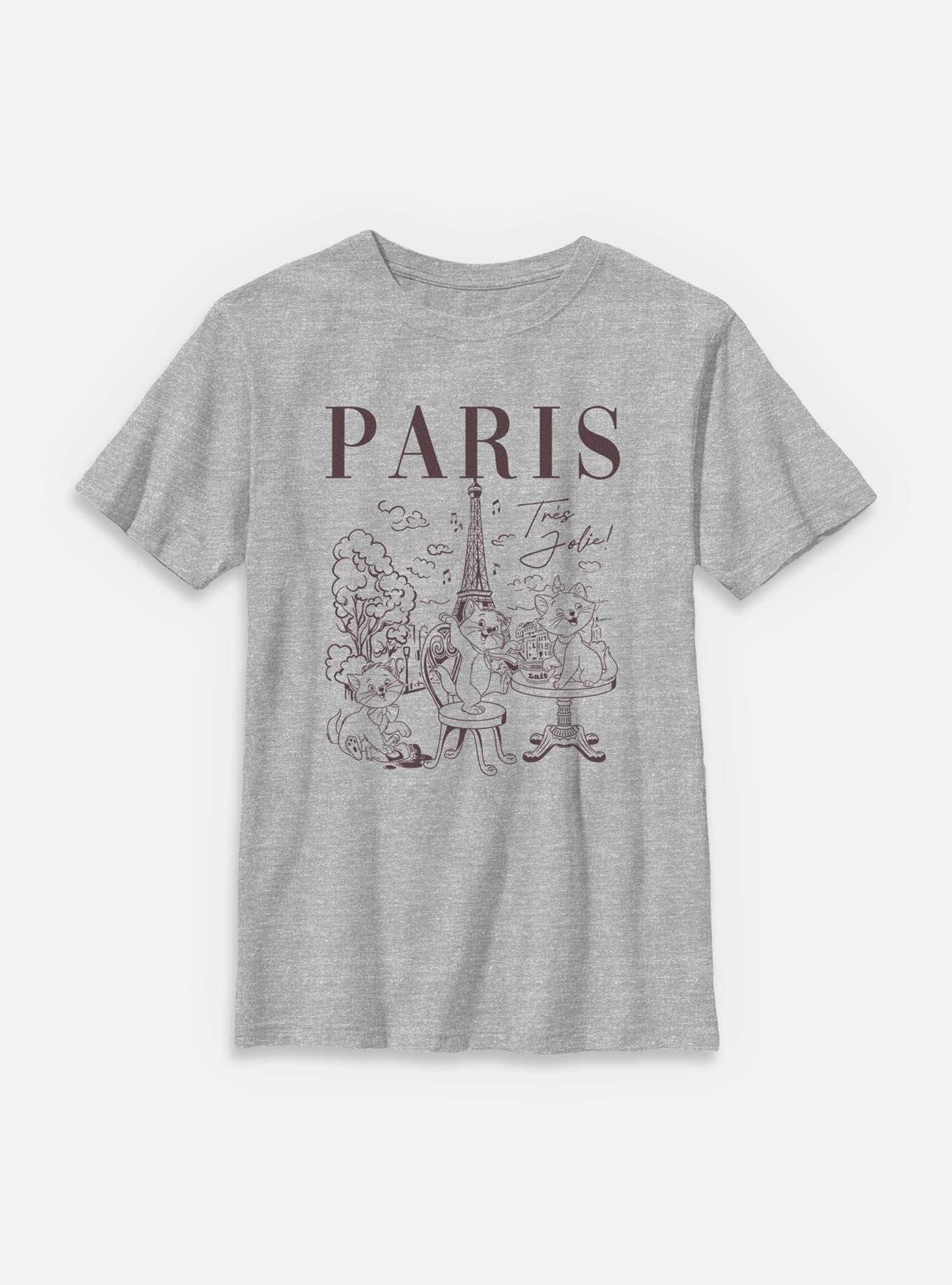 Disney The AristoCats Paris Destination Youth T-Shirt, , hi-res