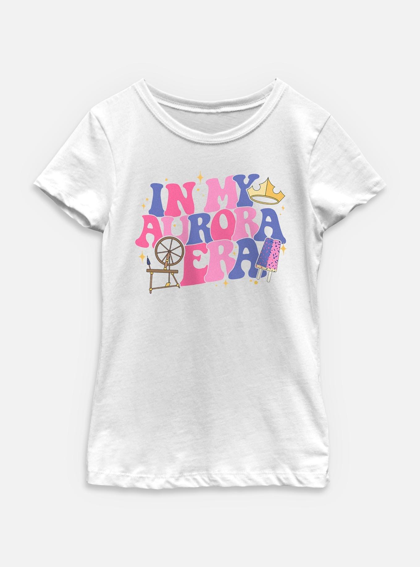 Disney Princesses In My Aurora Era Youth Girls T-Shirt, , hi-res