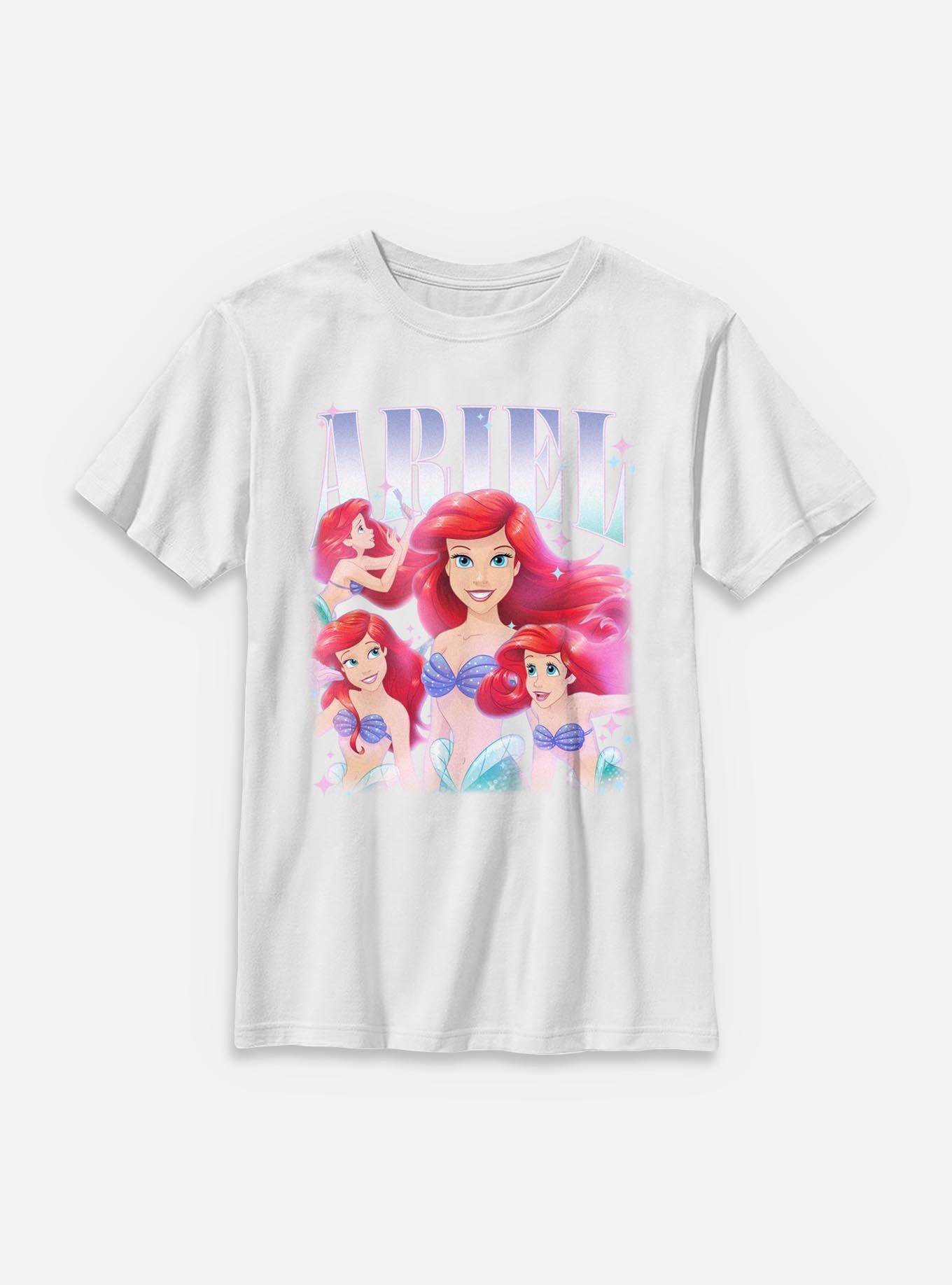Disney Princesses Retro Ariel Youth T-Shirt, , hi-res
